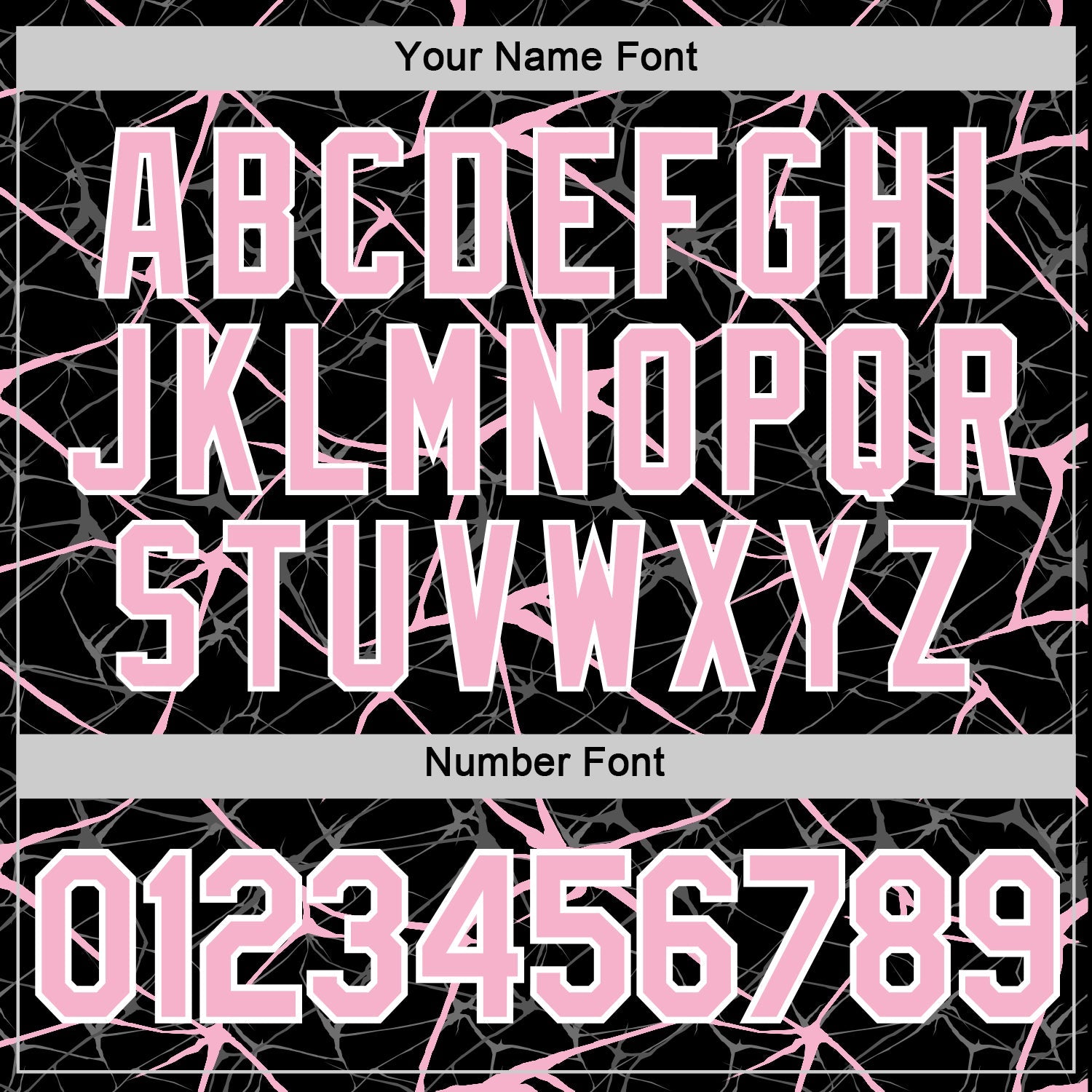 Custom Black Light Pink Gray-White Abstract Network Crackle Performance T-Shirt view 4