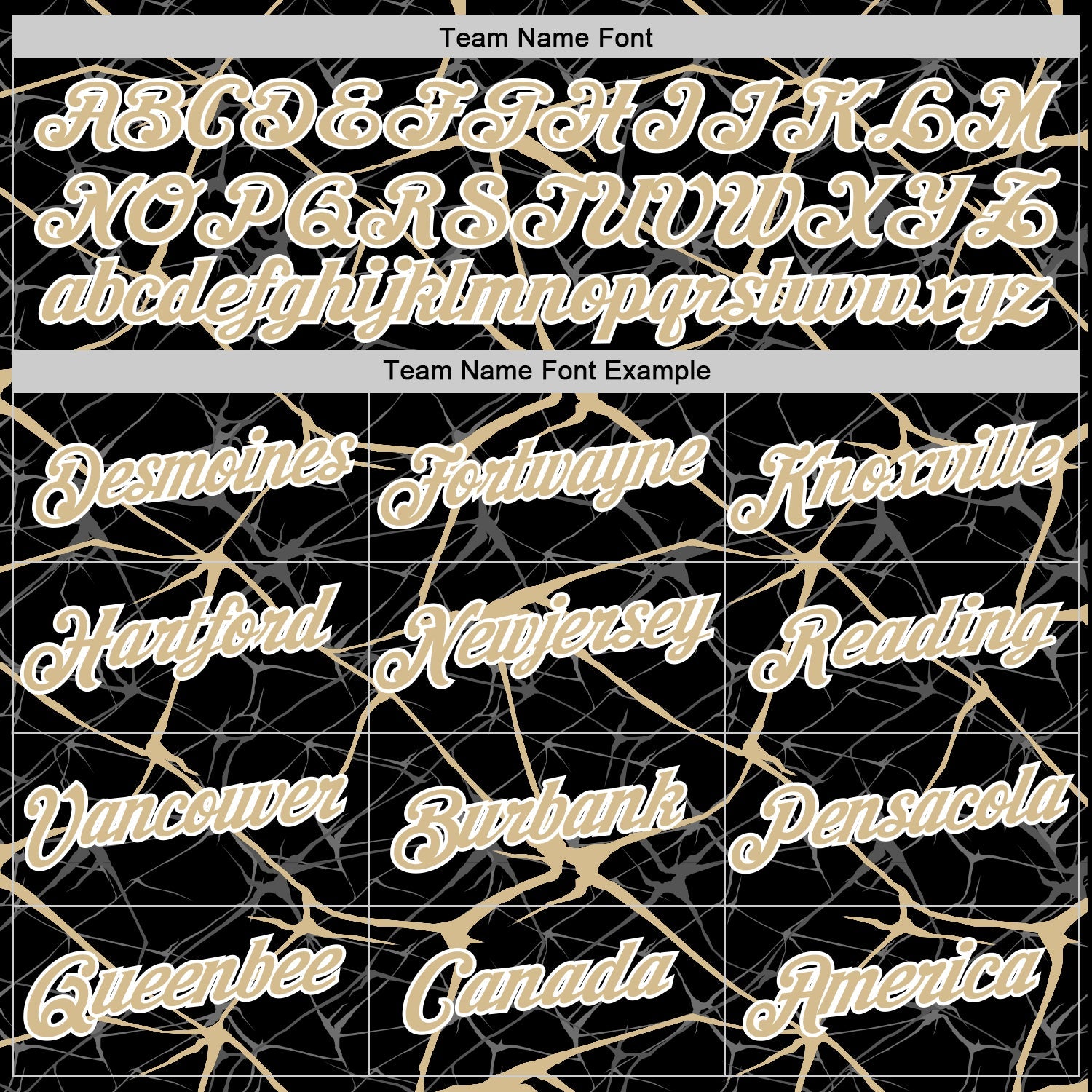 Custom Black Vegas Gold Gray-White Abstract Network Crackle Performance T-Shirt view 3