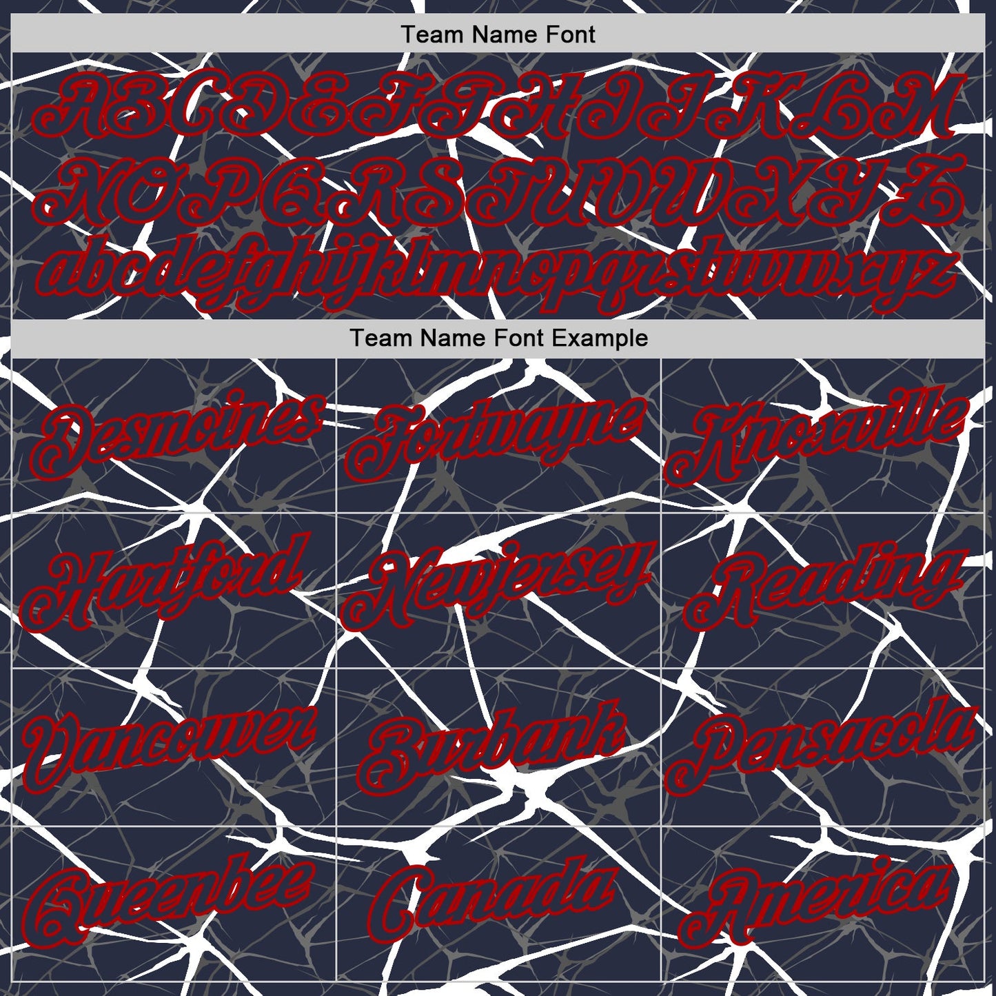 Custom Navy White Gray-Red Abstract Network Crackle Performance T-Shirt view 3