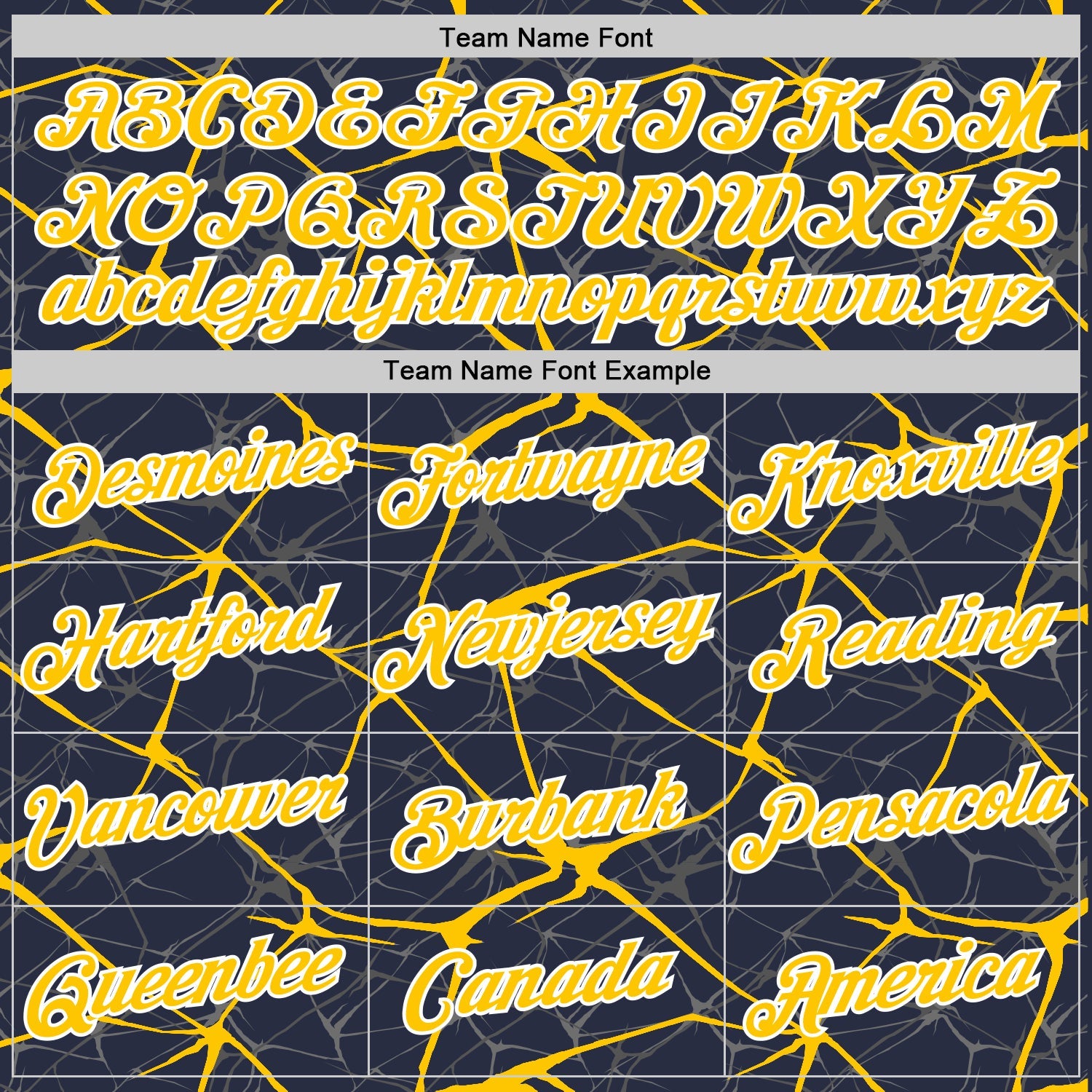 Custom Navy Yellow Gray-White Abstract Network Crackle Performance T-Shirt view 3