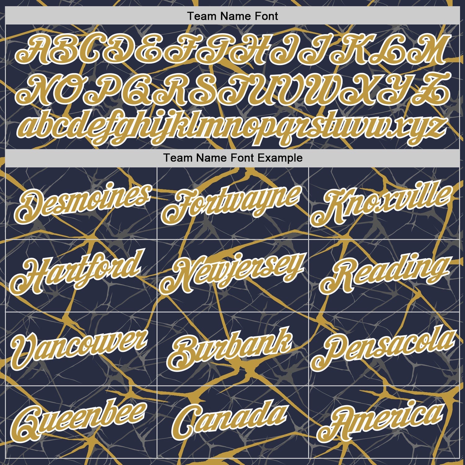 Custom Navy Old Gold Gray-White Abstract Network Crackle Performance T-Shirt view 3