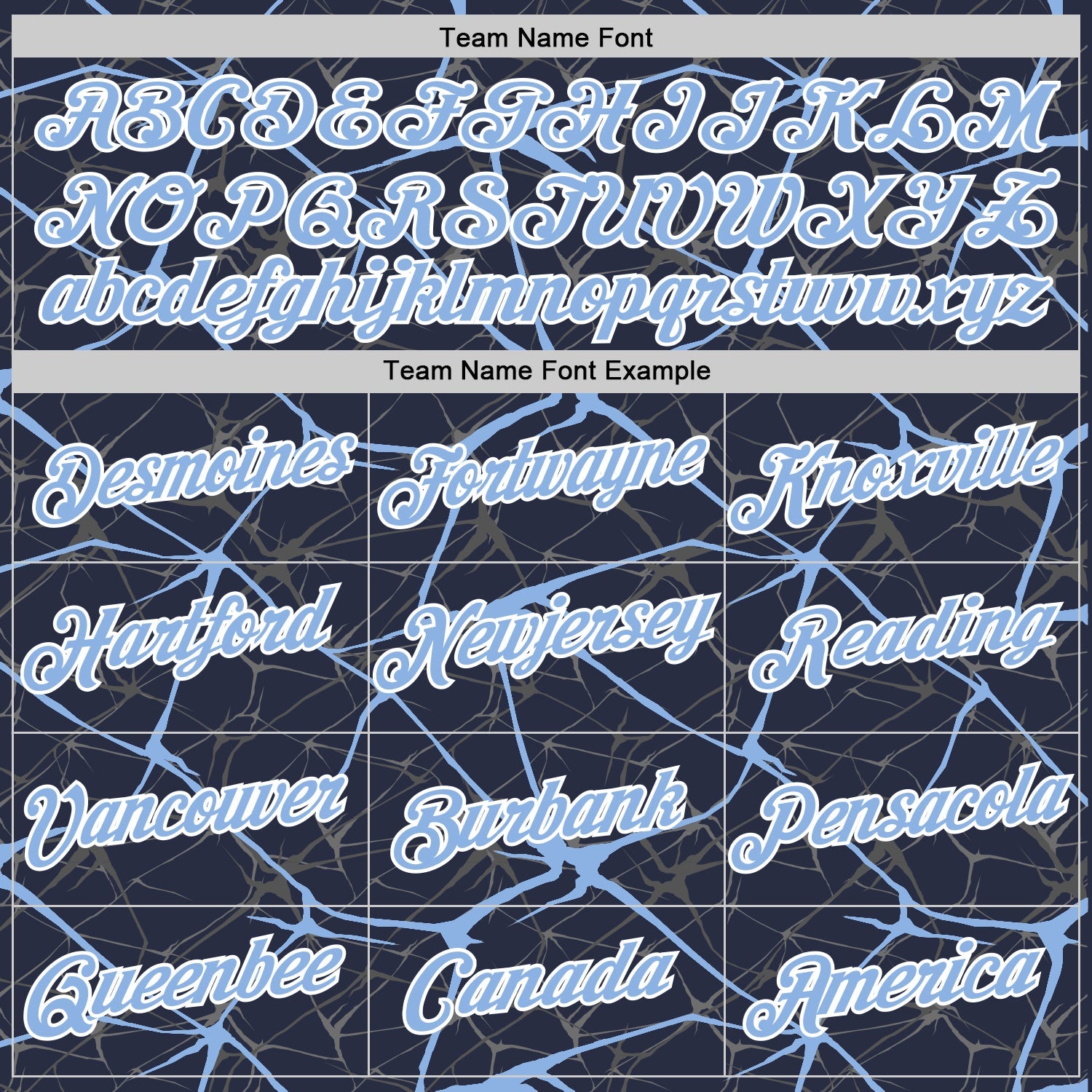 Custom Navy Light Blue Gray-White Abstract Network Crackle Performance T-Shirt view 3