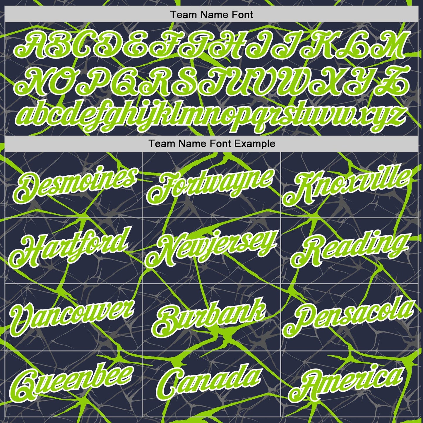 Custom Navy Neon Green Gray-White Abstract Network Crackle Performance T-Shirt view 3