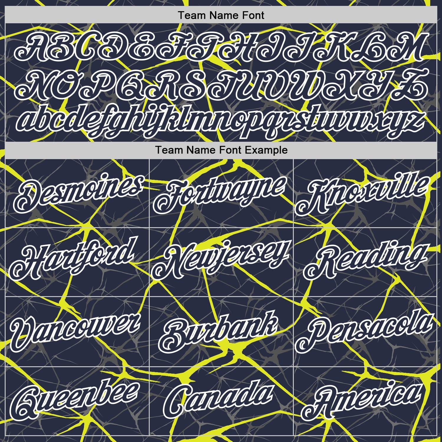 Custom Navy Neon Yellow Gray-White Abstract Network Crackle Performance T-Shirt view 3