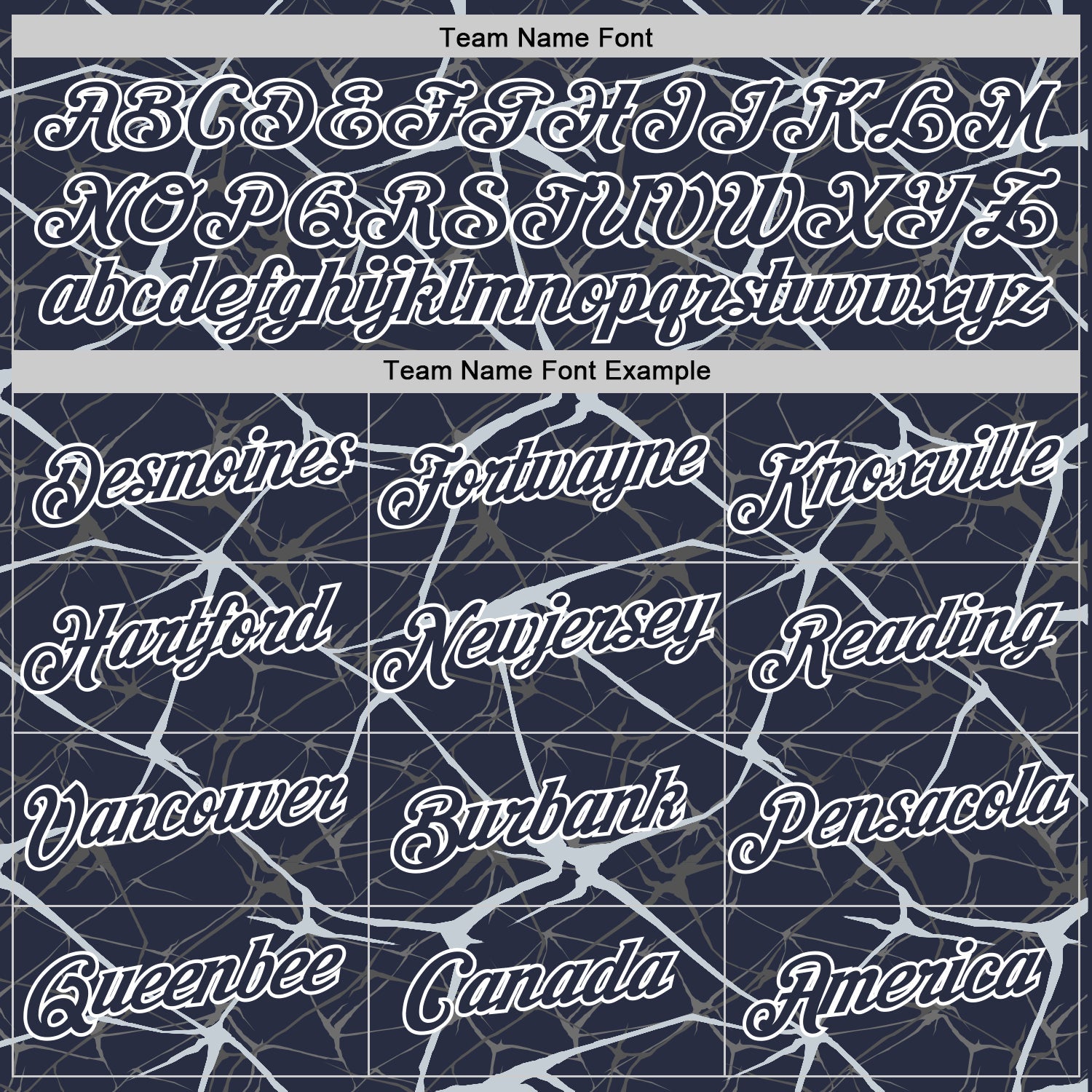 Custom Navy Silver Gray-White Abstract Network Crackle Performance T-Shirt view 3