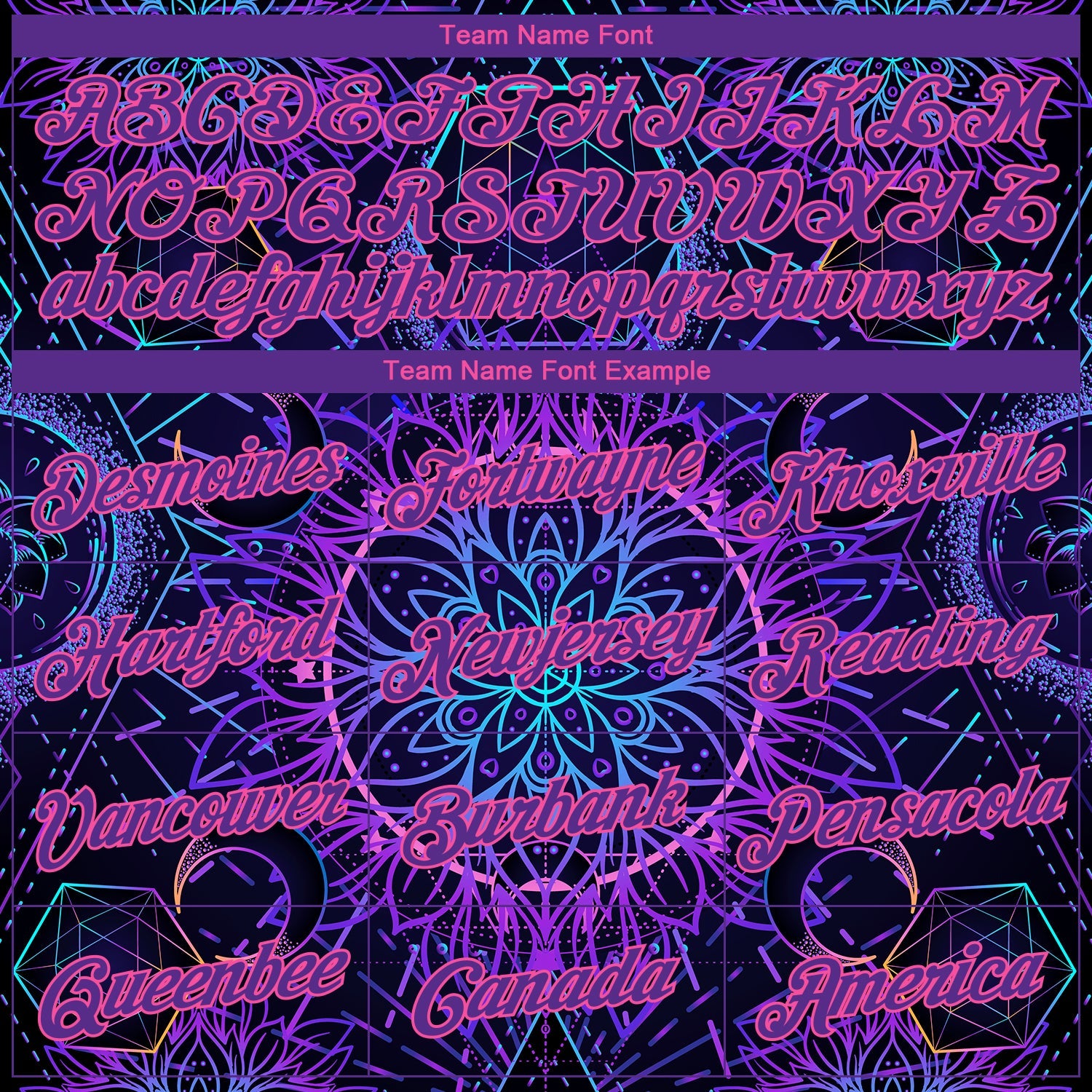 Custom Black Purple-Pink 3D Pattern Design Magic Mushrooms Over Sacred Geometry Psychedelic Hallucination Performance T-Shirt view 3