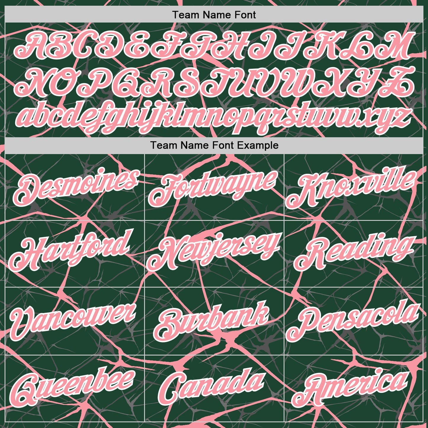 Custom Green Medium Pink Gray-White Abstract Network Crackle Performance T-Shirt view 3