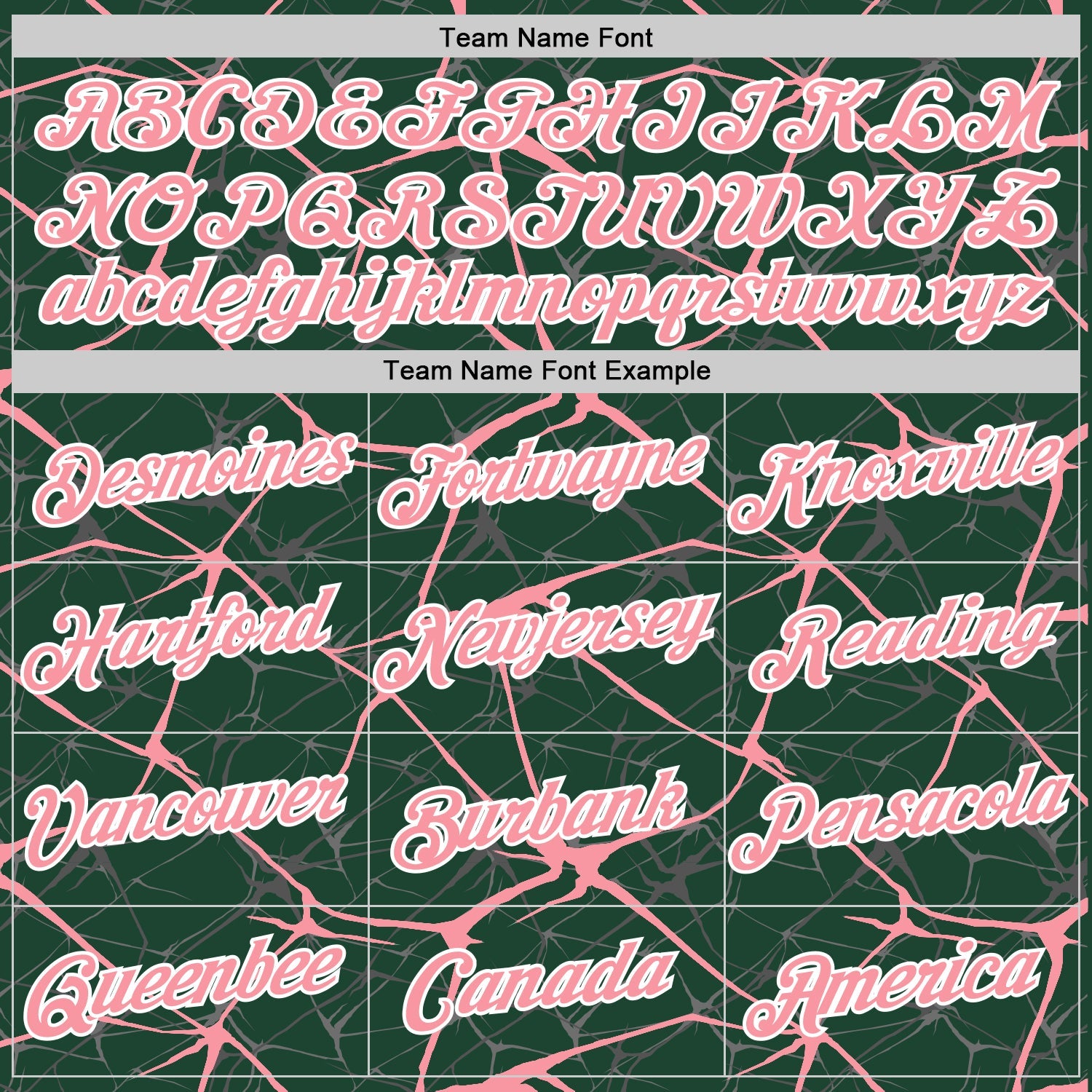 Custom Green Medium Pink Gray-White Abstract Network Crackle Performance T-Shirt view 3