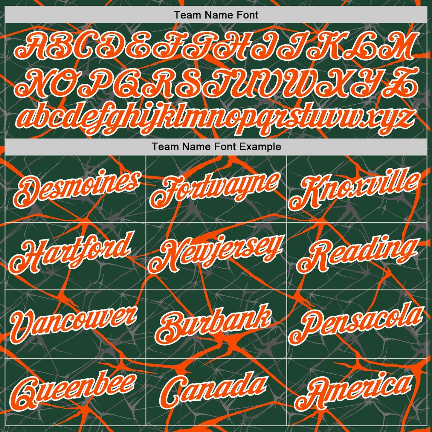 Custom Green Orange Gray-White Abstract Network Crackle Performance T-Shirt view 3