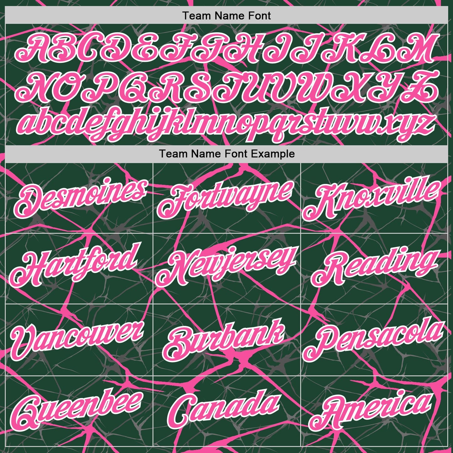 Custom Green Pink Gray-White Abstract Network Crackle Performance T-Shirt view 3