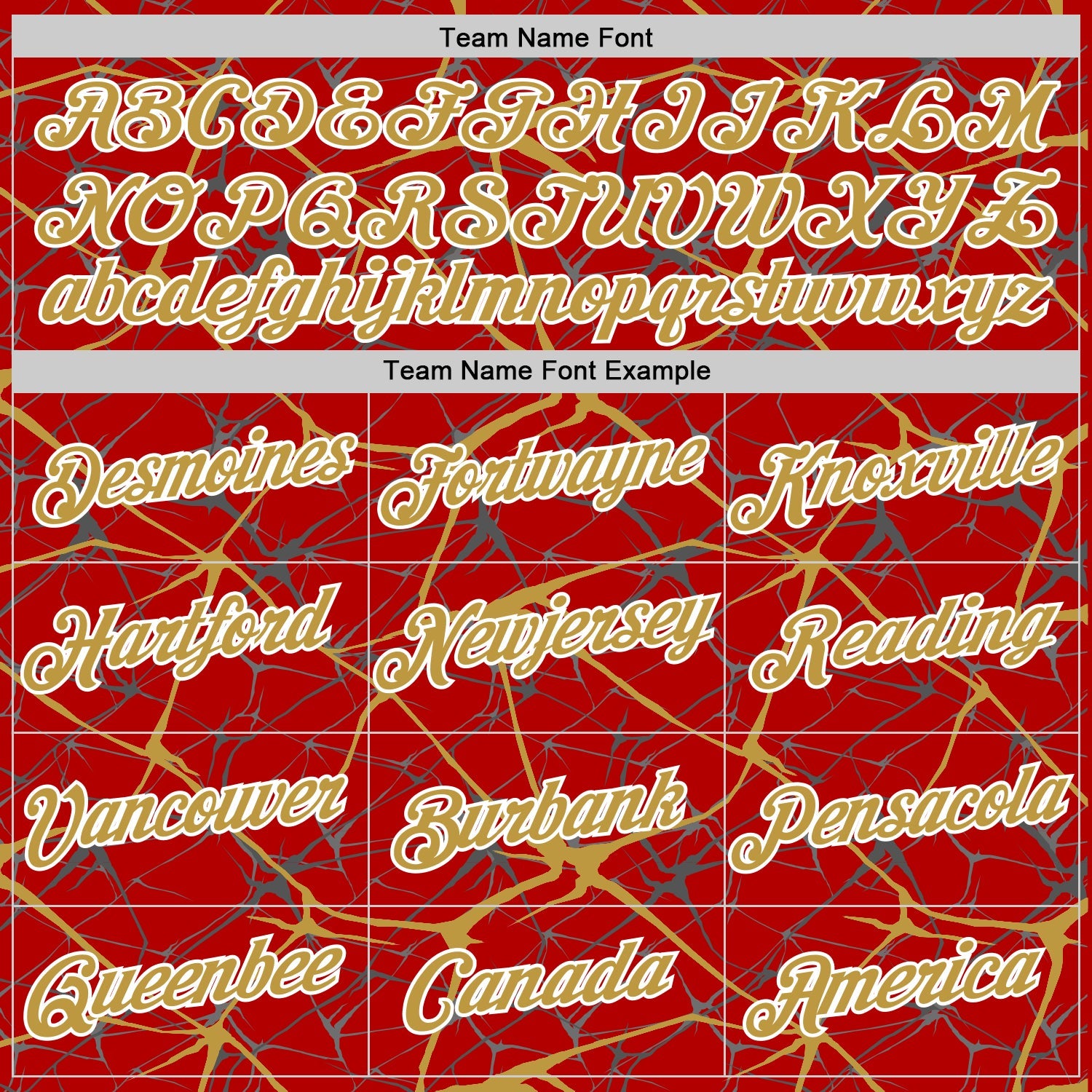Custom Red Old Gold Gray-White Abstract Network Crackle Performance T-Shirt view 3