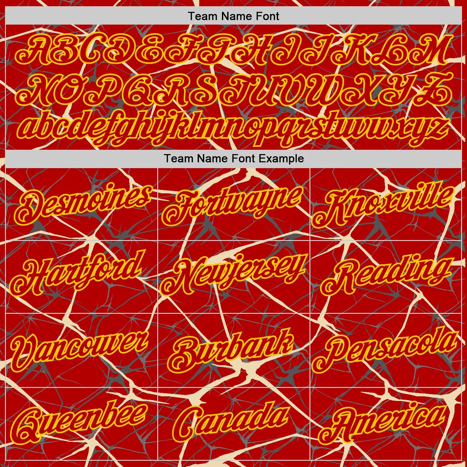 Custom Red Cream Gray-Yellow Abstract Network Crackle Performance T-Shirt view 3