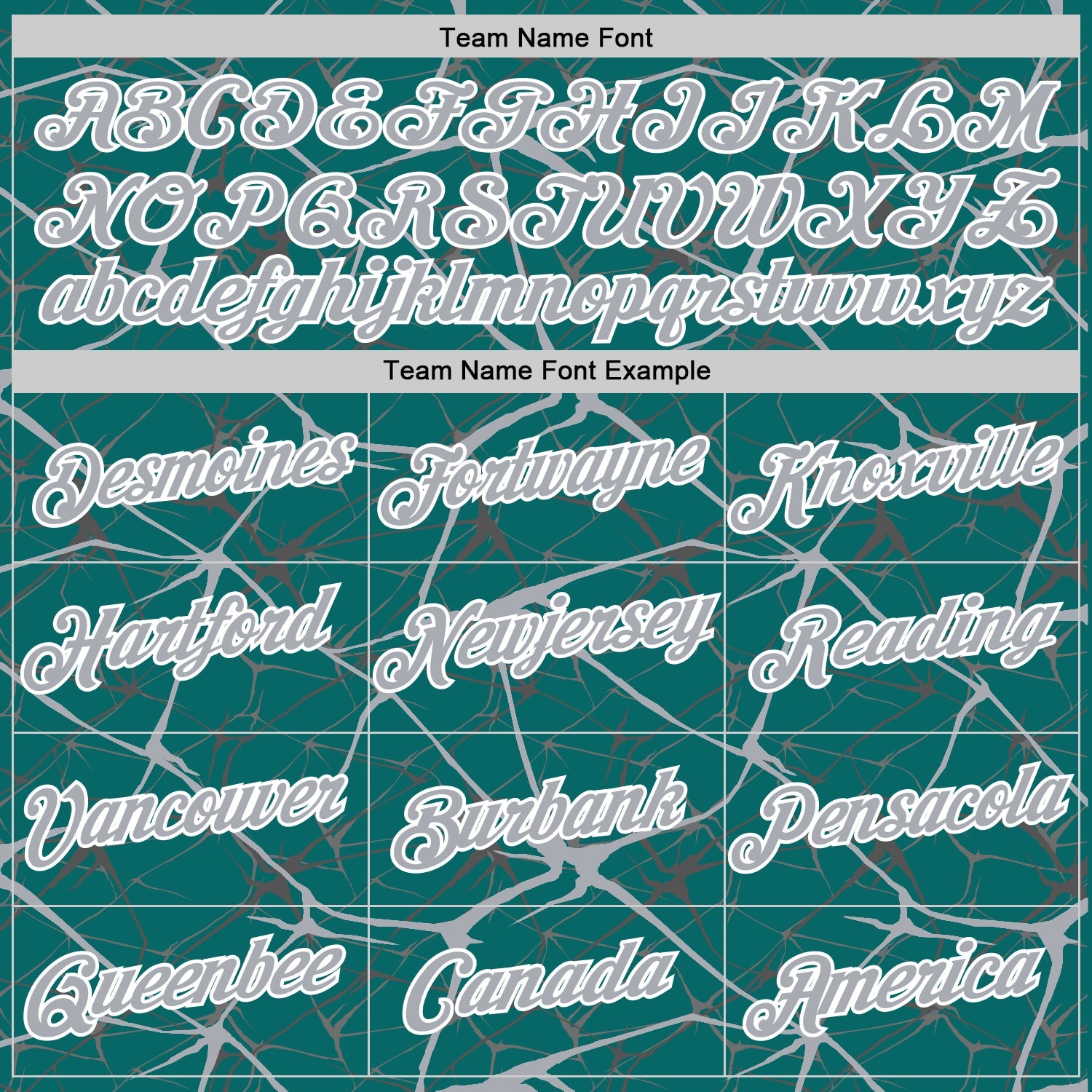 Custom Teal Gray-White Abstract Network Crackle Performance T-Shirt view 3