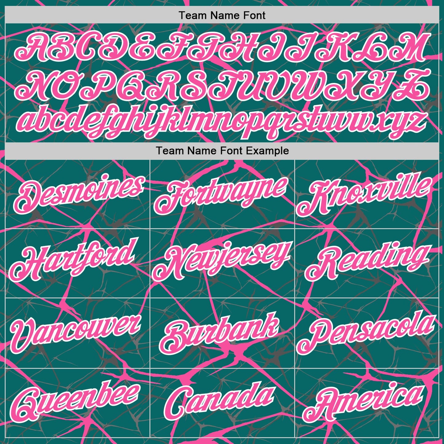 Custom Teal Pink Gray-White Abstract Network Crackle Performance T-Shirt view 3