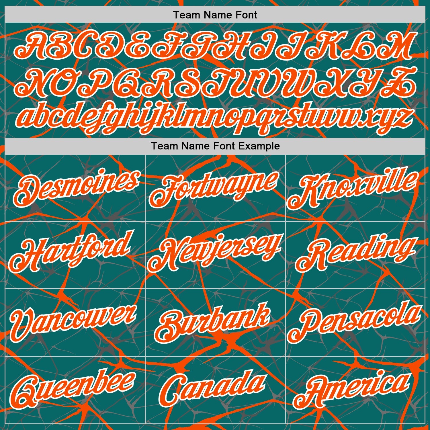 Custom Teal Orange Gray-White Abstract Network Crackle Performance T-Shirt view 3