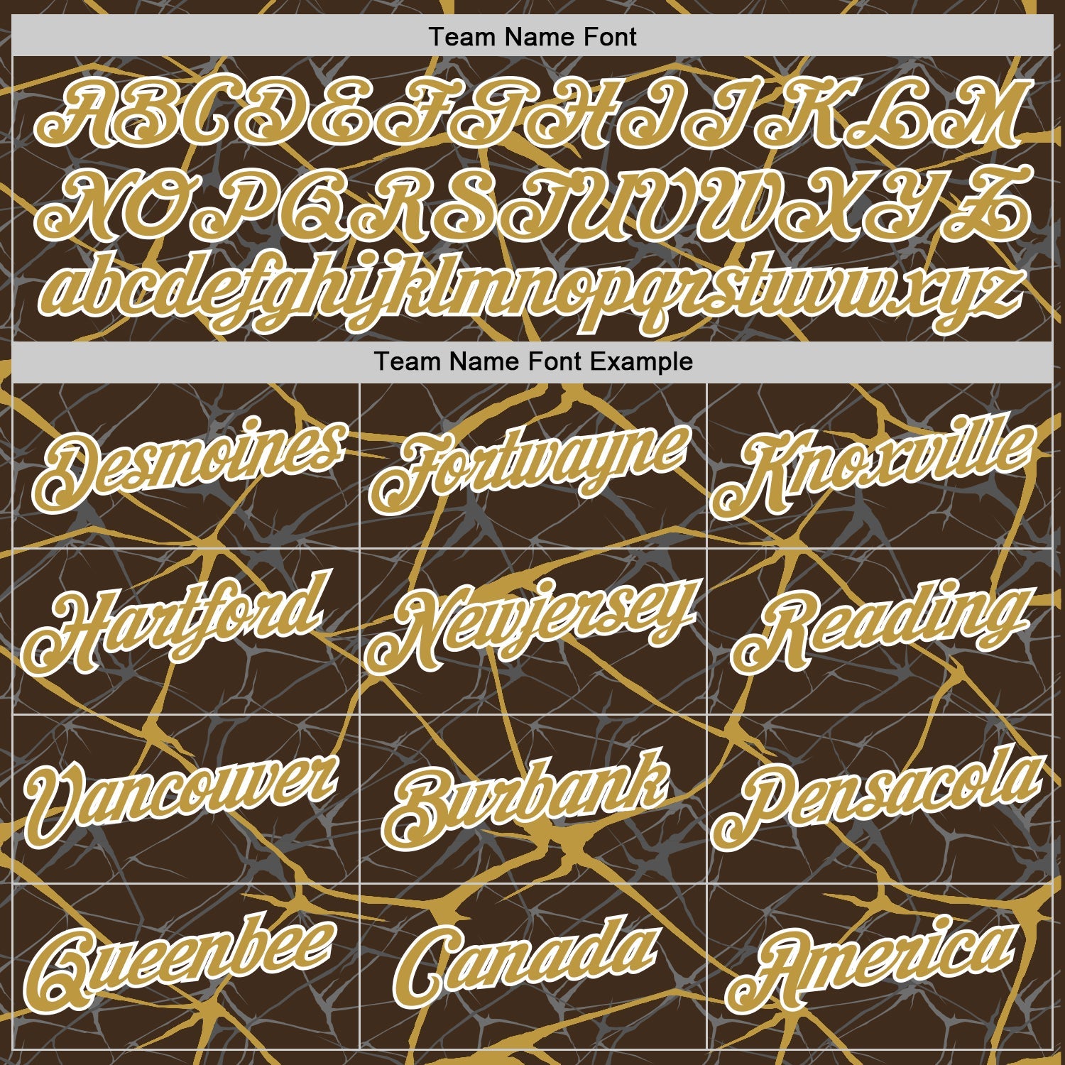 Custom Brown Old Gold Gray-White Abstract Network Crackle Performance T-Shirt view 3