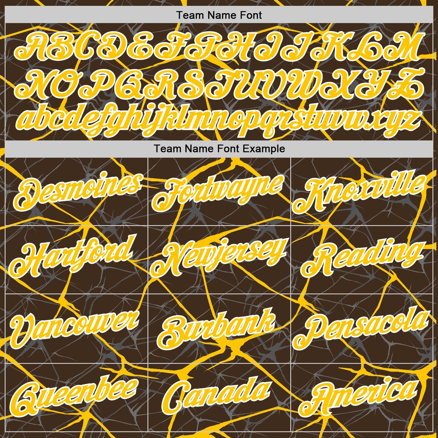 Custom Brown Yellow Gray-White Abstract Network Crackle Performance T-Shirt view 3