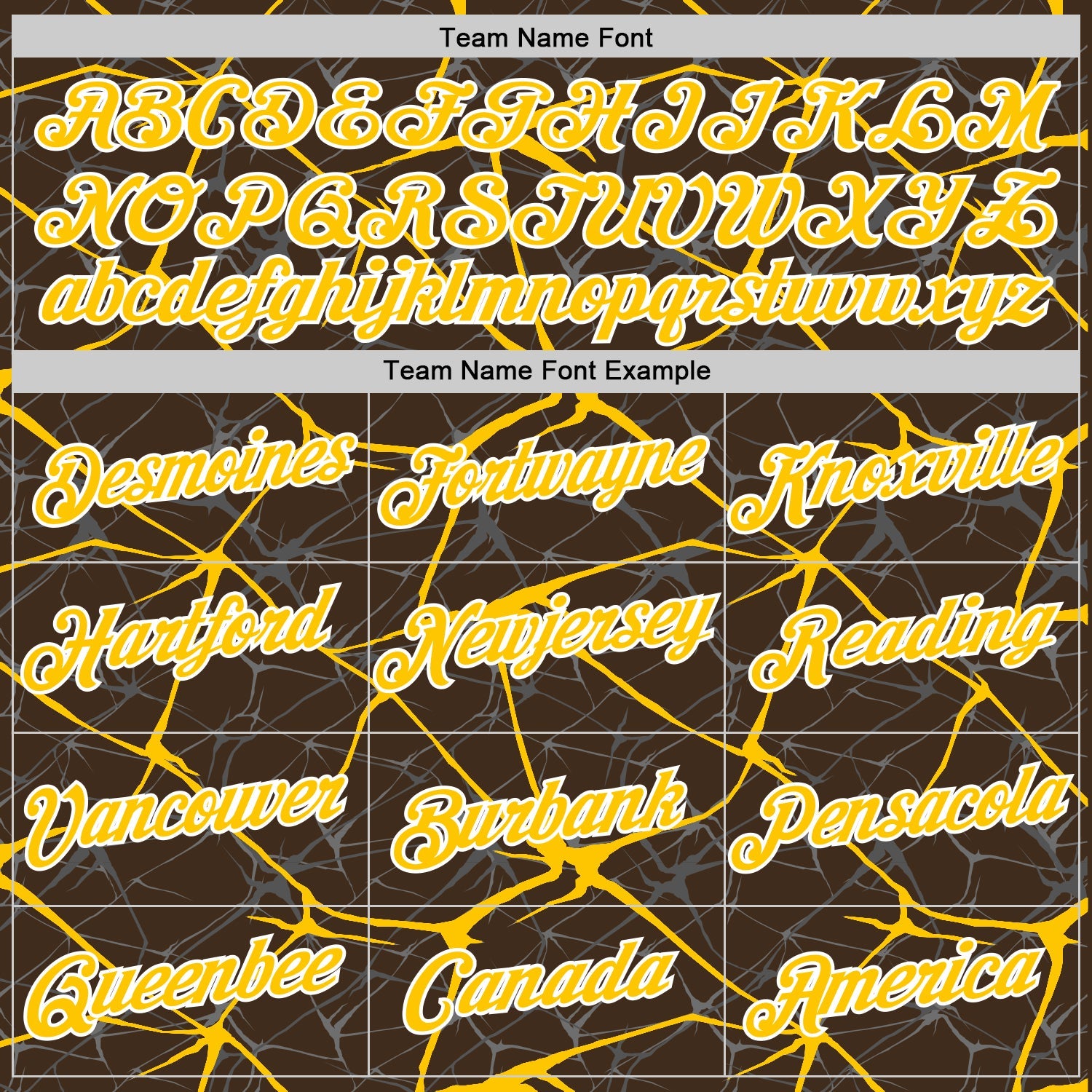 Custom Brown Yellow Gray-White Abstract Network Crackle Performance T-Shirt view 3