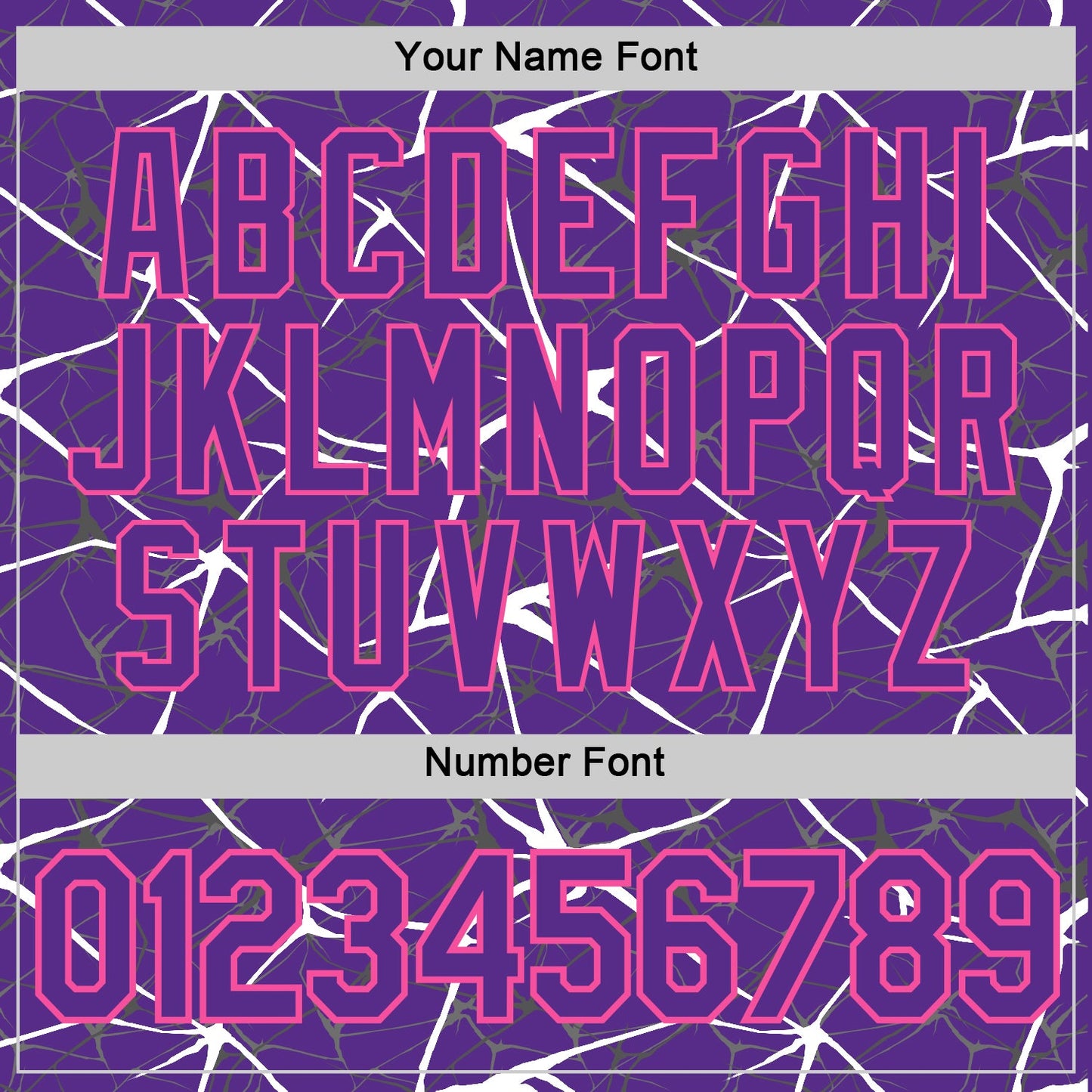 Custom Purple White Gray-Pink Abstract Network Crackle Performance T-Shirt view 4