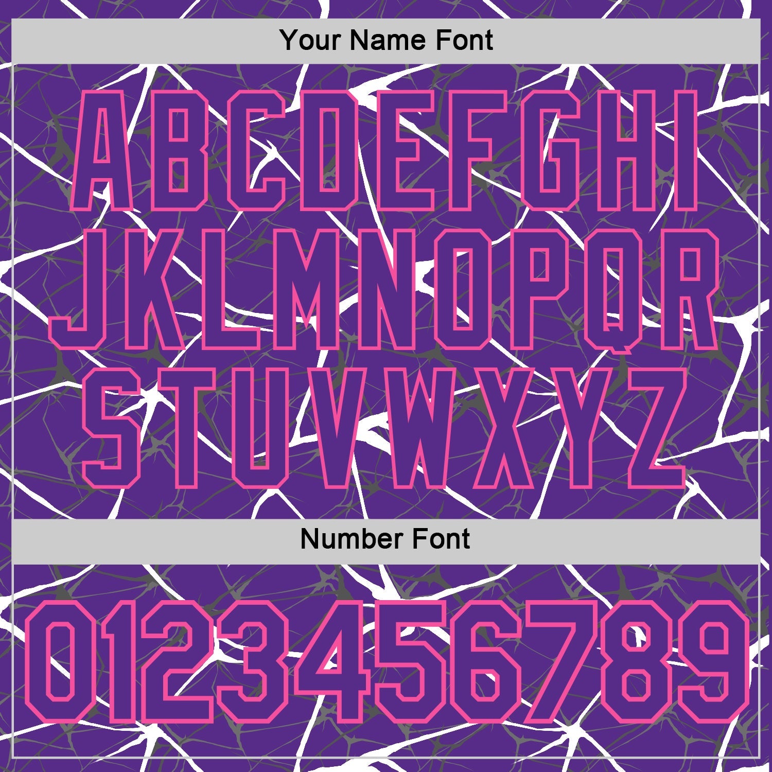 Custom Purple White Gray-Pink Abstract Network Crackle Performance T-Shirt view 4