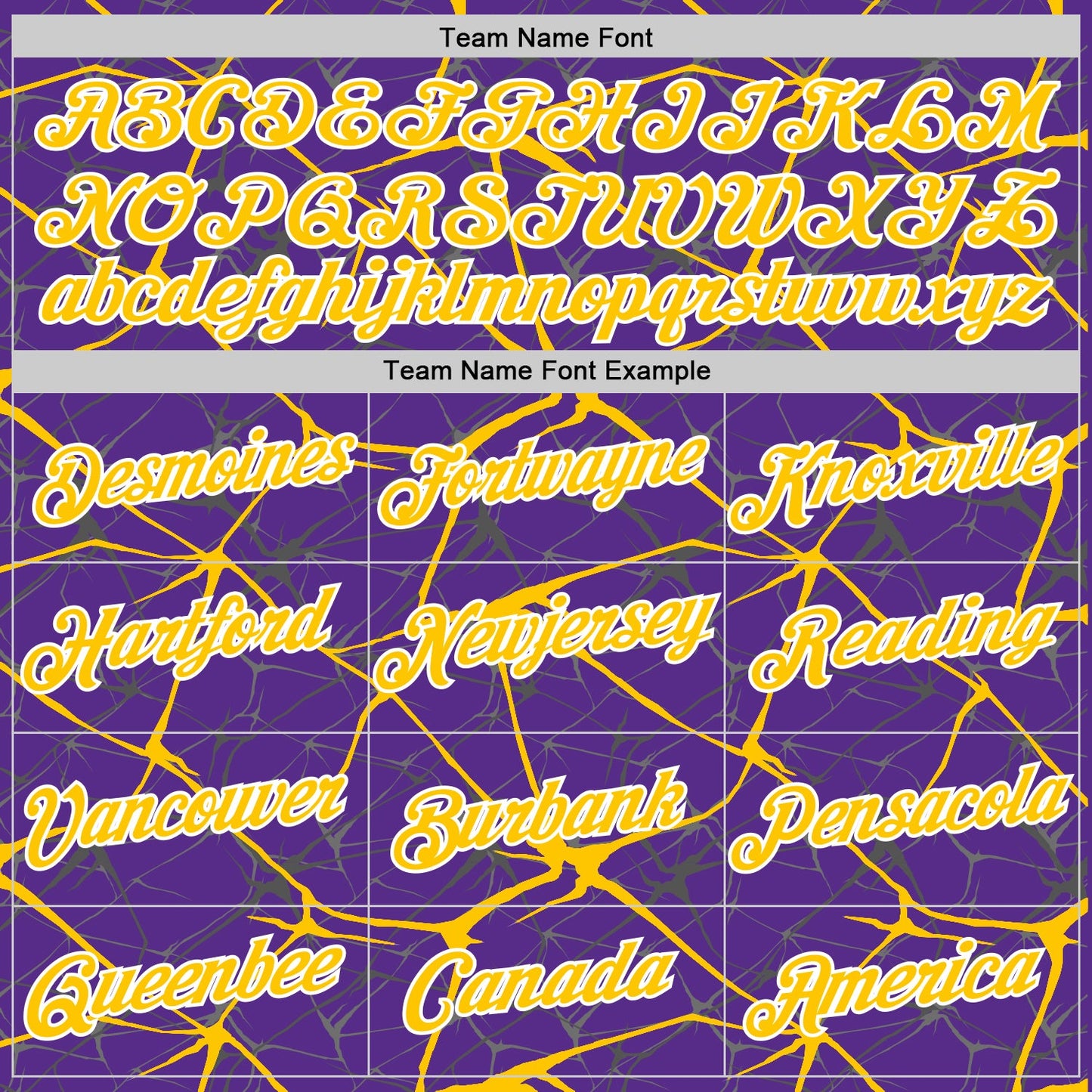 Custom Purple Yellow Gray-White Abstract Network Crackle Performance T-Shirt view 3