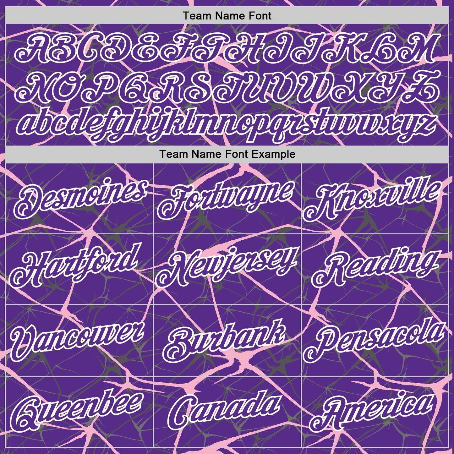 Custom Purple Light Pink Gray-White Abstract Network Crackle Performance T-Shirt view 3