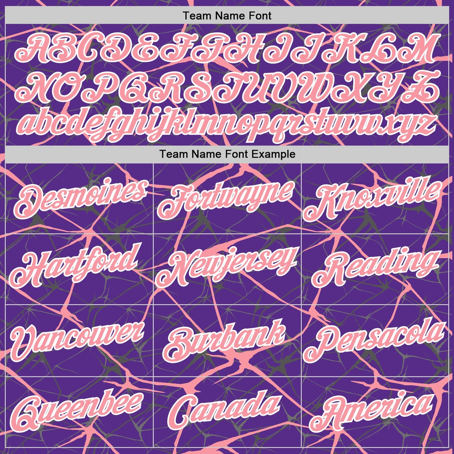 Custom Purple Medium Pink Gray-White Abstract Network Crackle Performance T-Shirt view 3