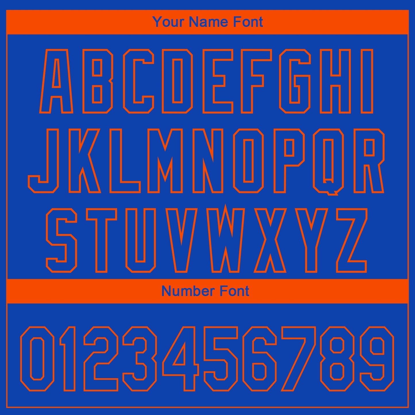 Custom Royal Orange 3D New York City Edition Fade Fashion Authentic Baseball Jersey view 5