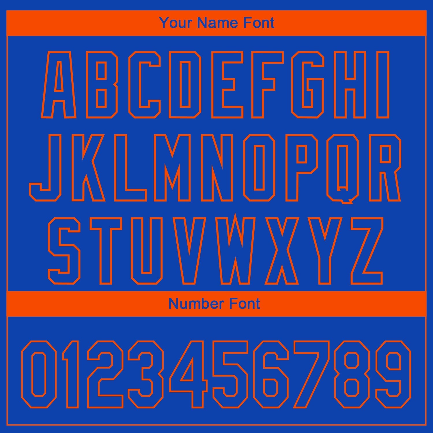 Custom Royal Orange 3D New York City Edition Fade Fashion Authentic Baseball Jersey view 5