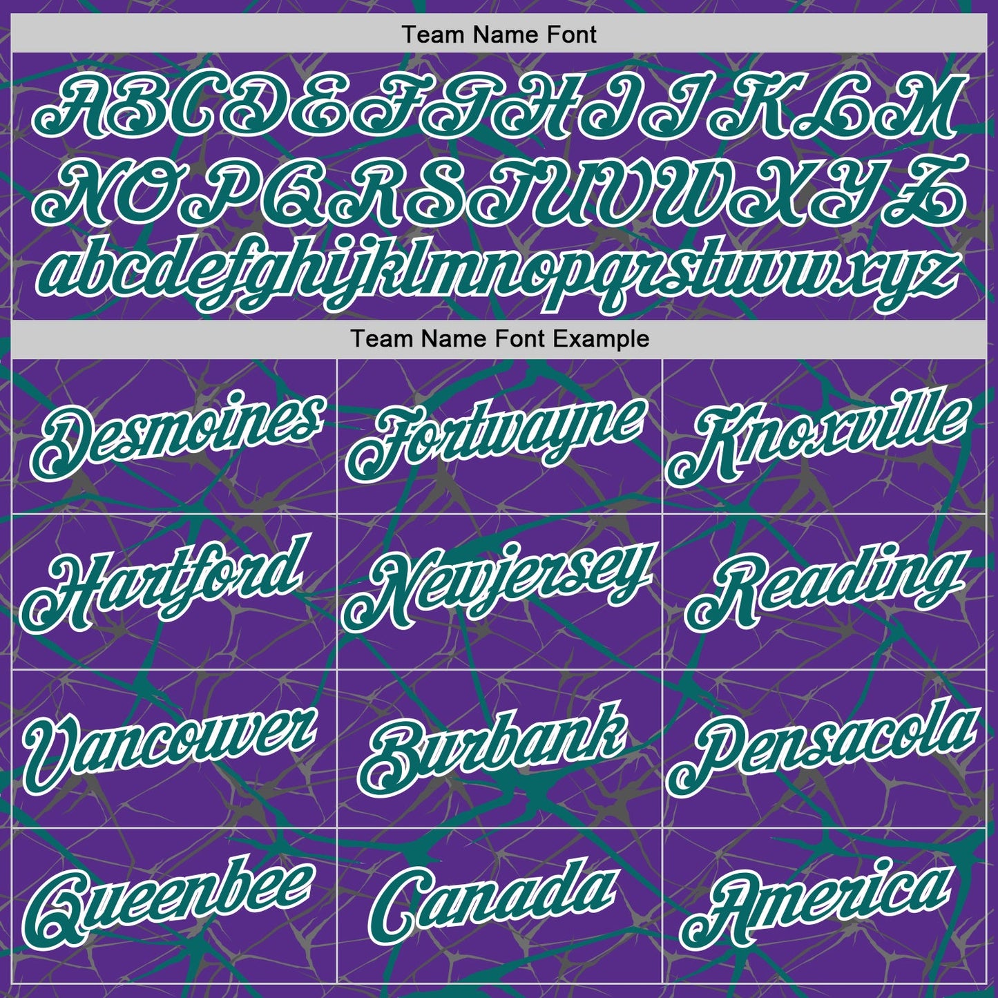 Custom Purple Teal Gray-White Abstract Network Crackle Performance T-Shirt view 3