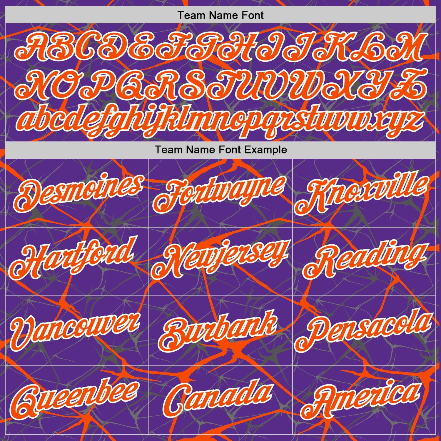 Custom Purple Orange Gray-White Abstract Network Crackle Performance T-Shirt view 3
