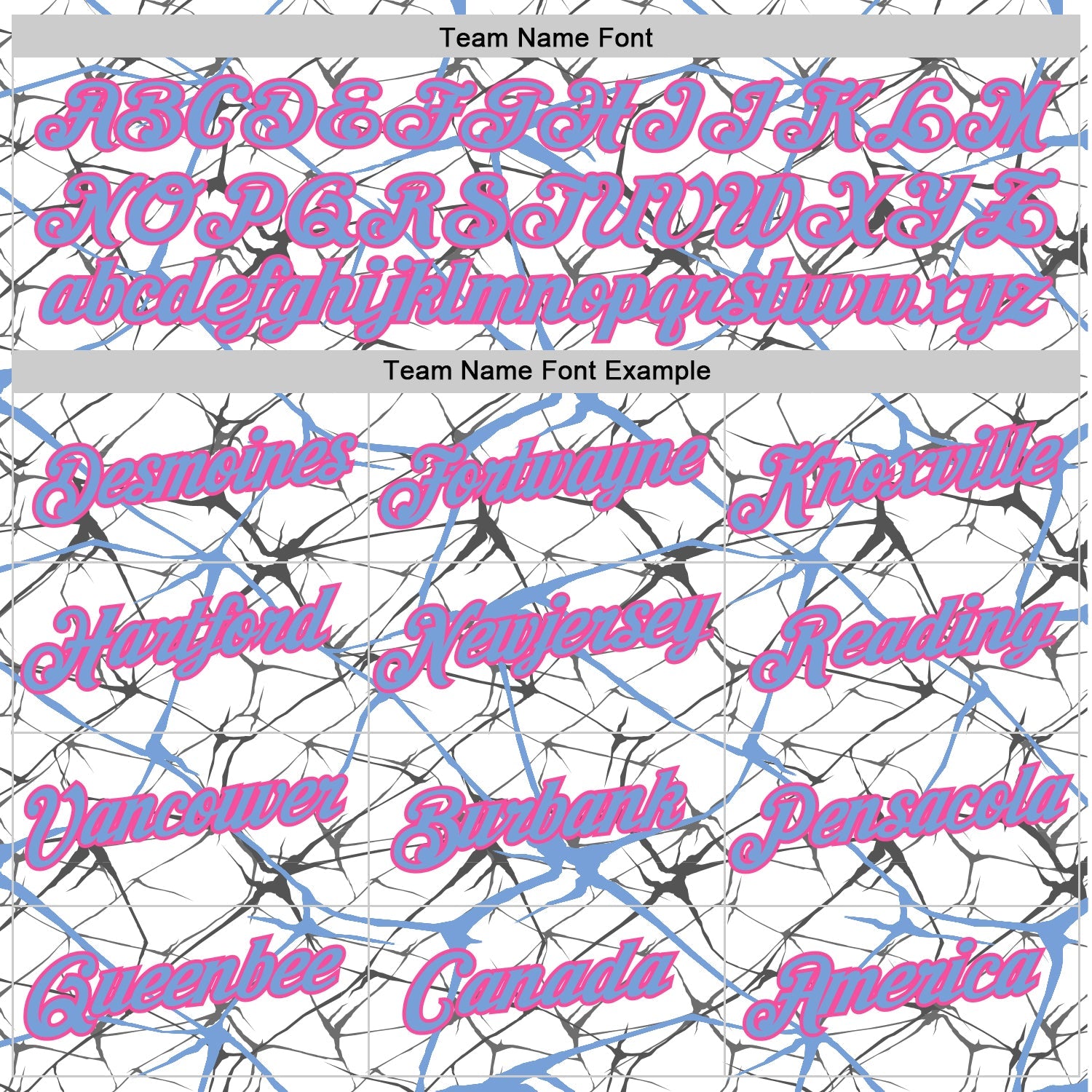 Custom White Powder Blue Gray-Pink Abstract Network Crackle Performance T-Shirt view 3