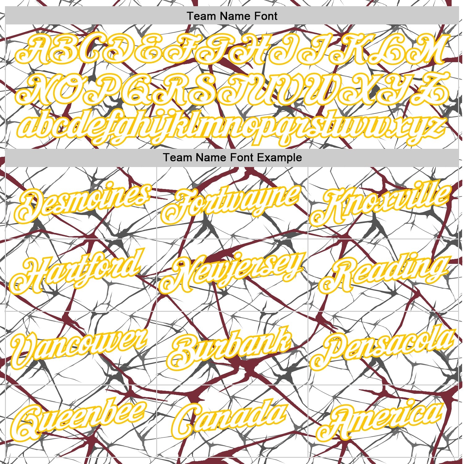 Custom White Burgundy Gray-Yellow Abstract Network Crackle Performance T-Shirt view 3