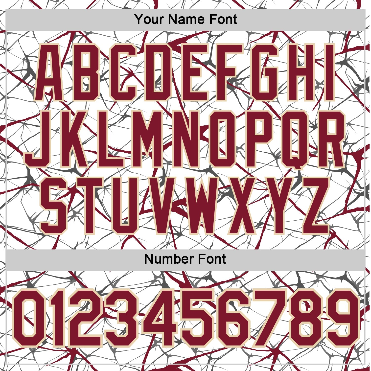 Custom White Crimson Gray-City Cream Abstract Network Crackle Performance T-Shirt view 4