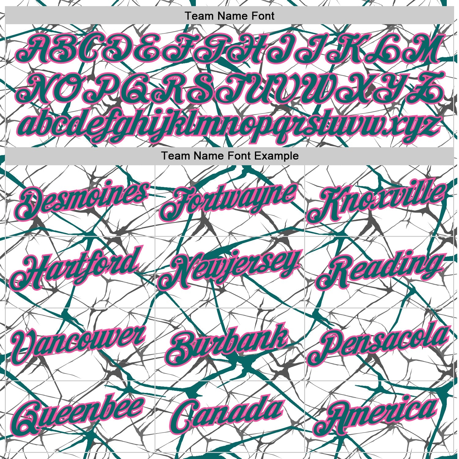 Custom White Teal Gray-Pink Abstract Network Crackle Performance T-Shirt view 3