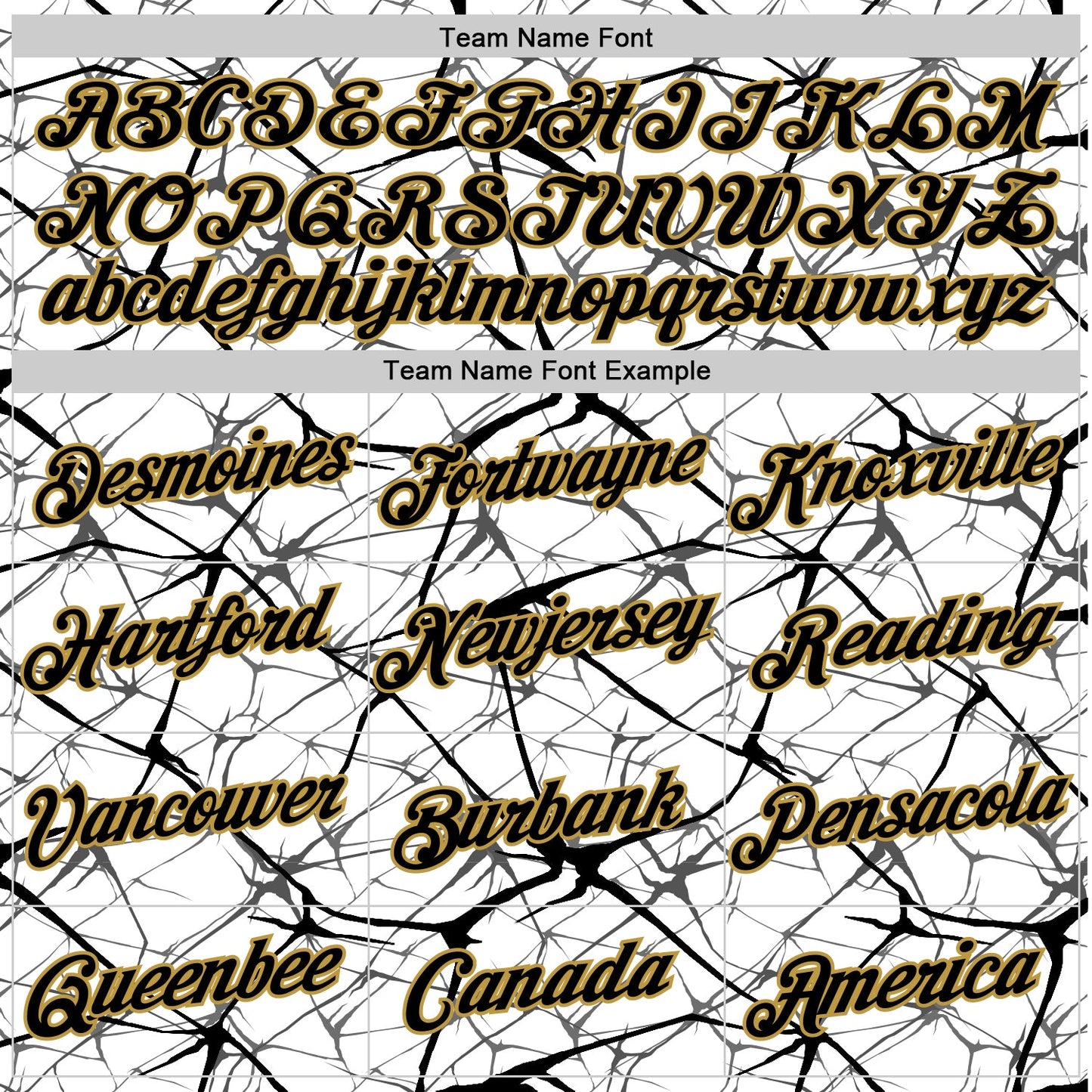 Custom White Black Gray-Old Gold Abstract Network Crackle Performance T-Shirt view 3