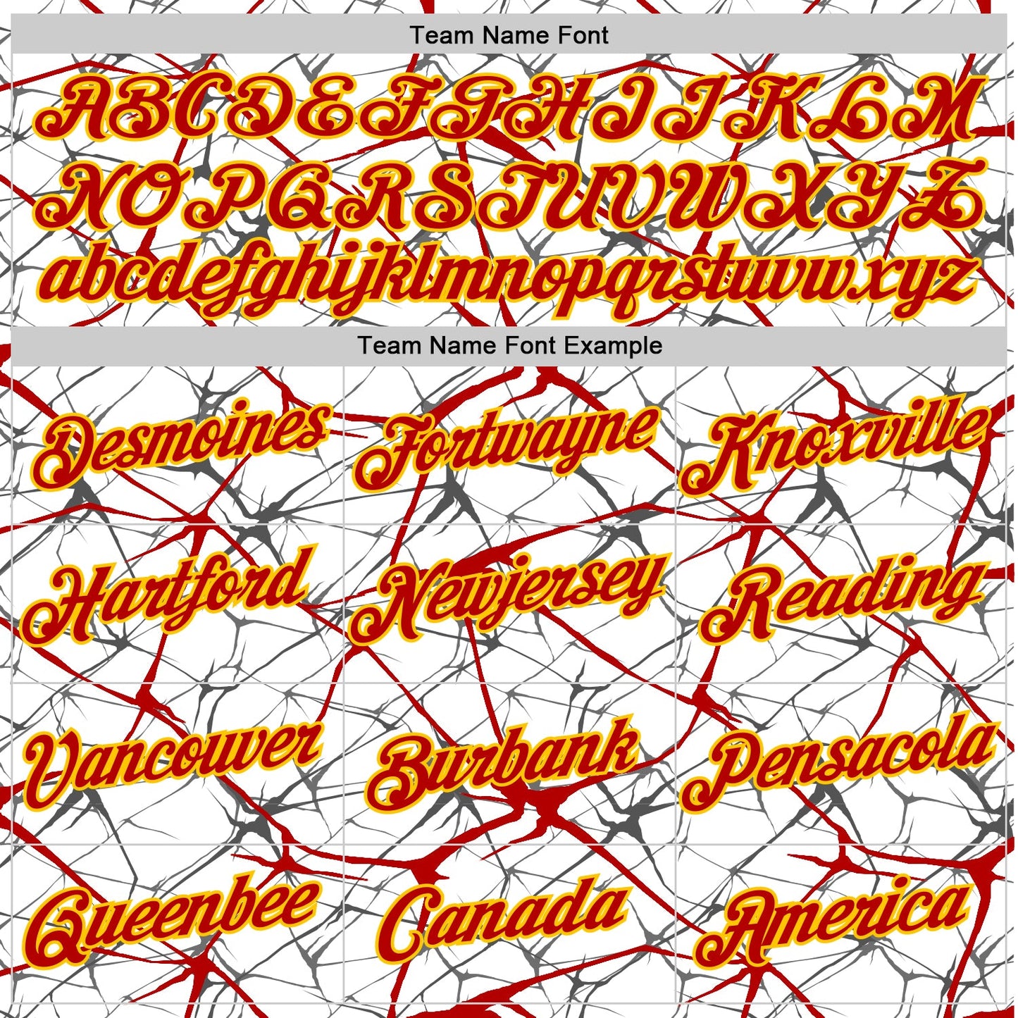 Custom White Red Gray-Yellow Abstract Network Crackle Performance T-Shirt view 3