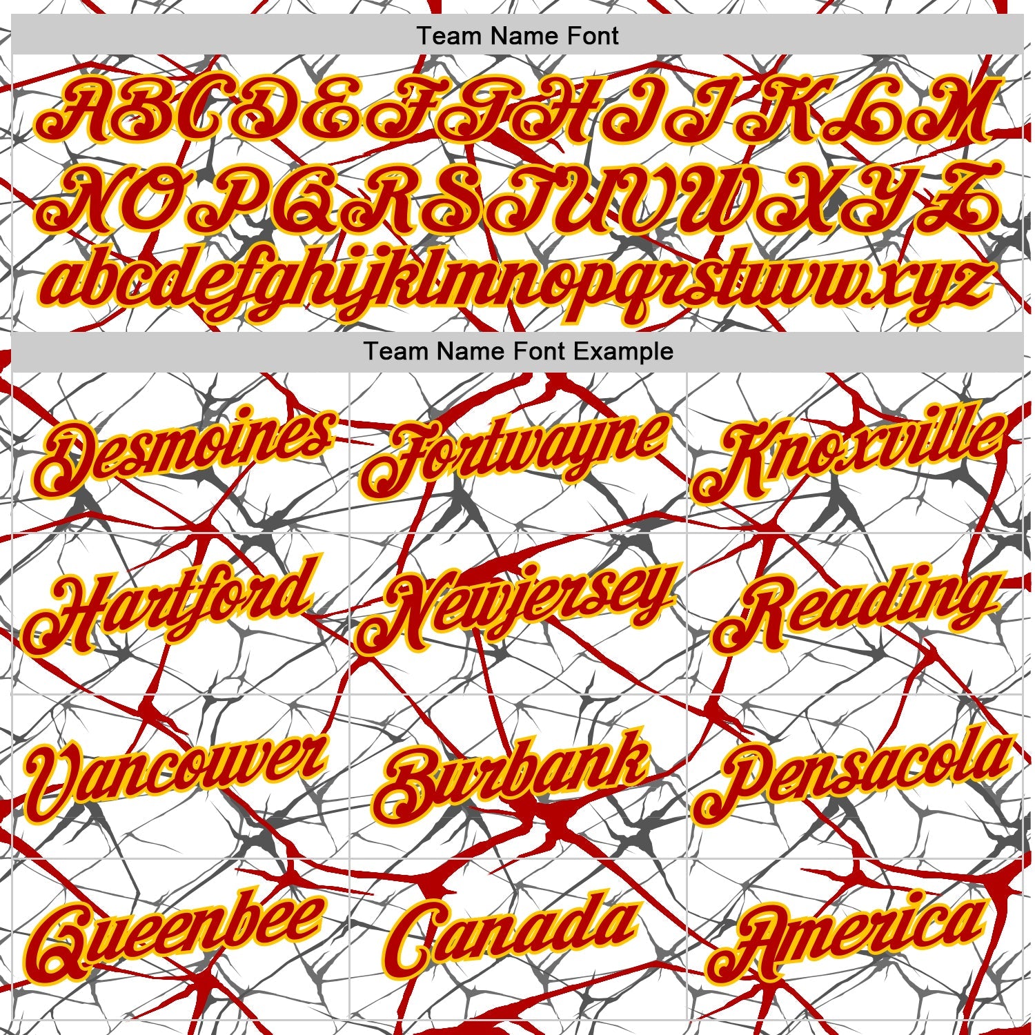 Custom White Red Gray-Yellow Abstract Network Crackle Performance T-Shirt view 3