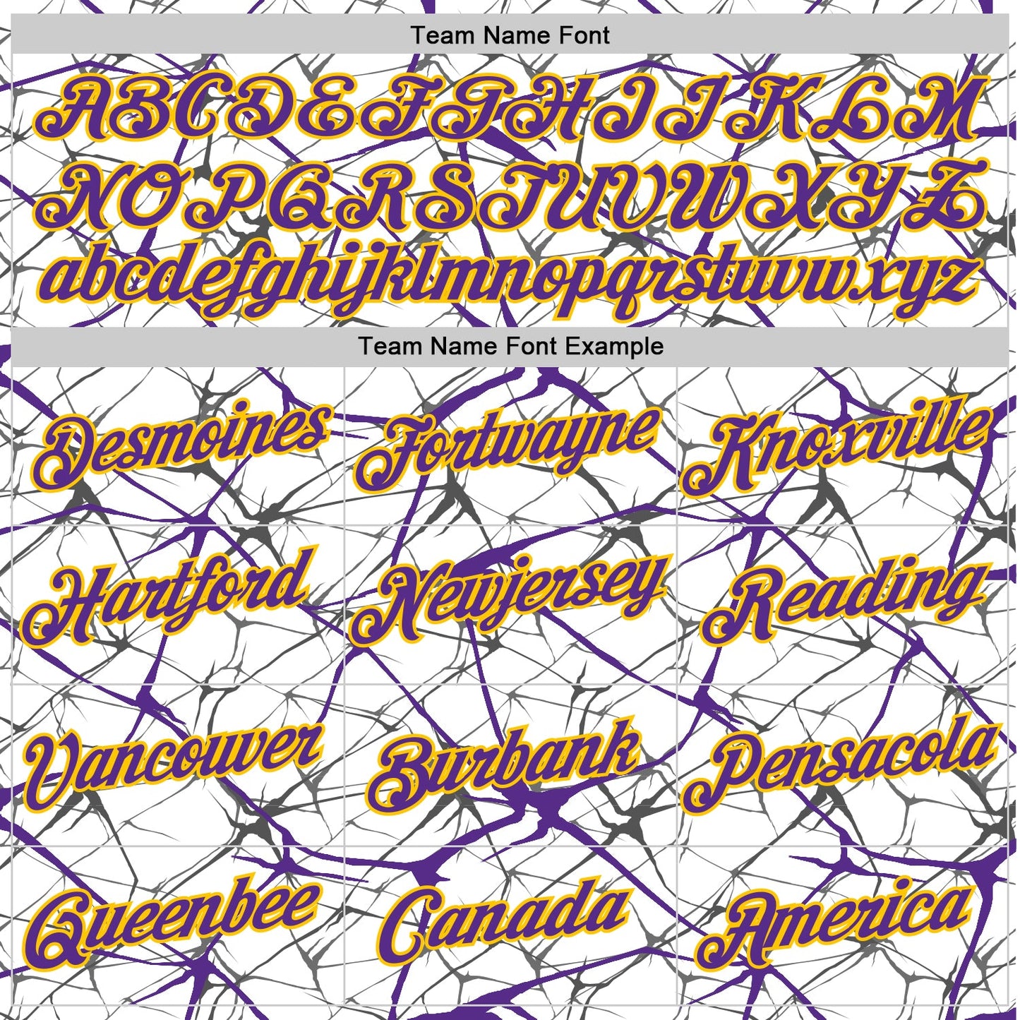 Custom White Purple Gray-Yellow Abstract Network Crackle Performance T-Shirt view 3
