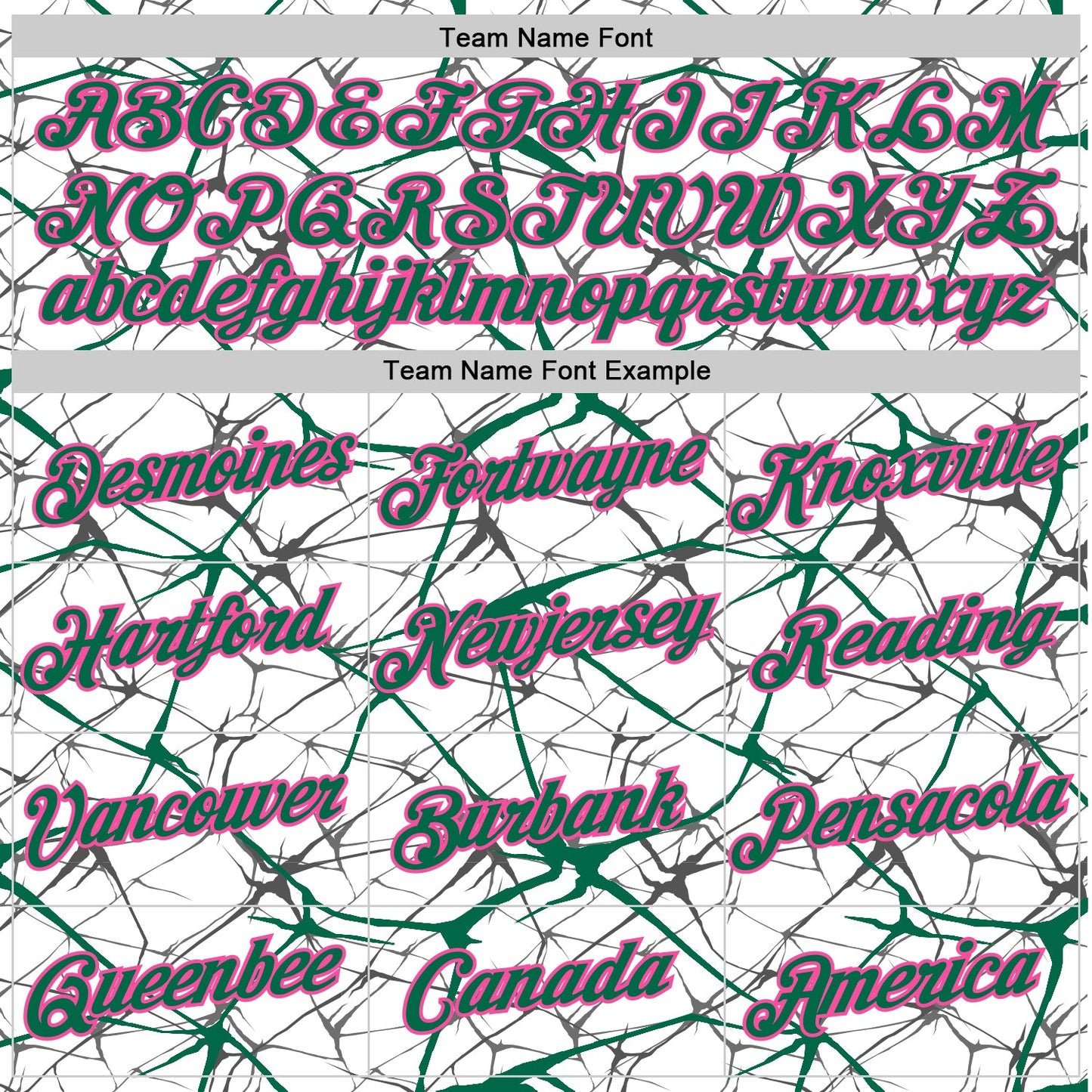 Custom White Kelly Green Gray-Pink Abstract Network Crackle Performance T-Shirt view 3