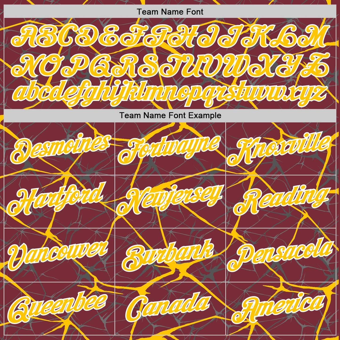 Custom Burgundy Yellow Gray-White Abstract Network Crackle Performance T-Shirt view 3