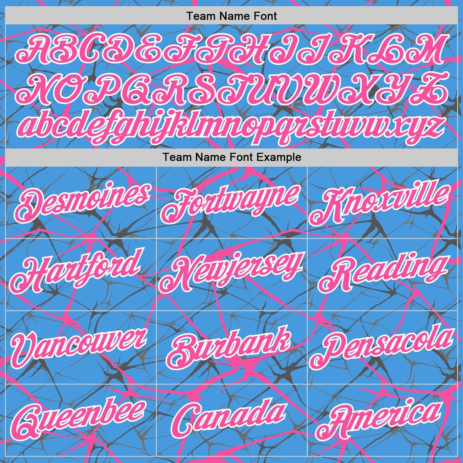 Custom Powder Blue Pink Gray-White Abstract Network Crackle Performance T-Shirt view 3