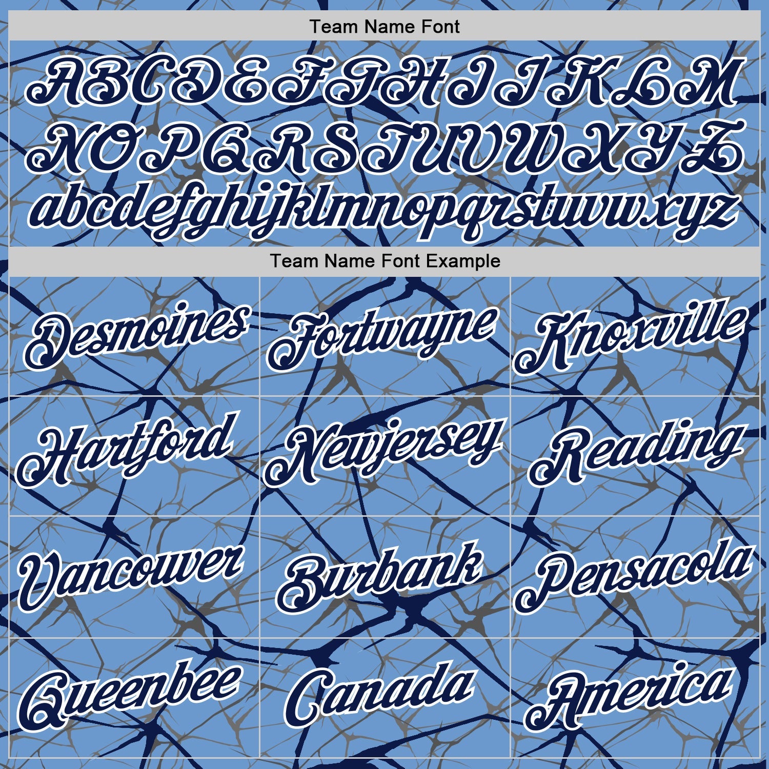 Custom Light Blue Navy Gray-White Abstract Network Crackle Performance T-Shirt view 3