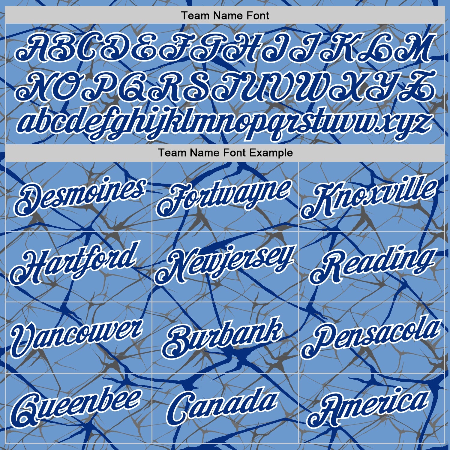 Custom Light Blue Royal Gray-White Abstract Network Crackle Performance T-Shirt view 3