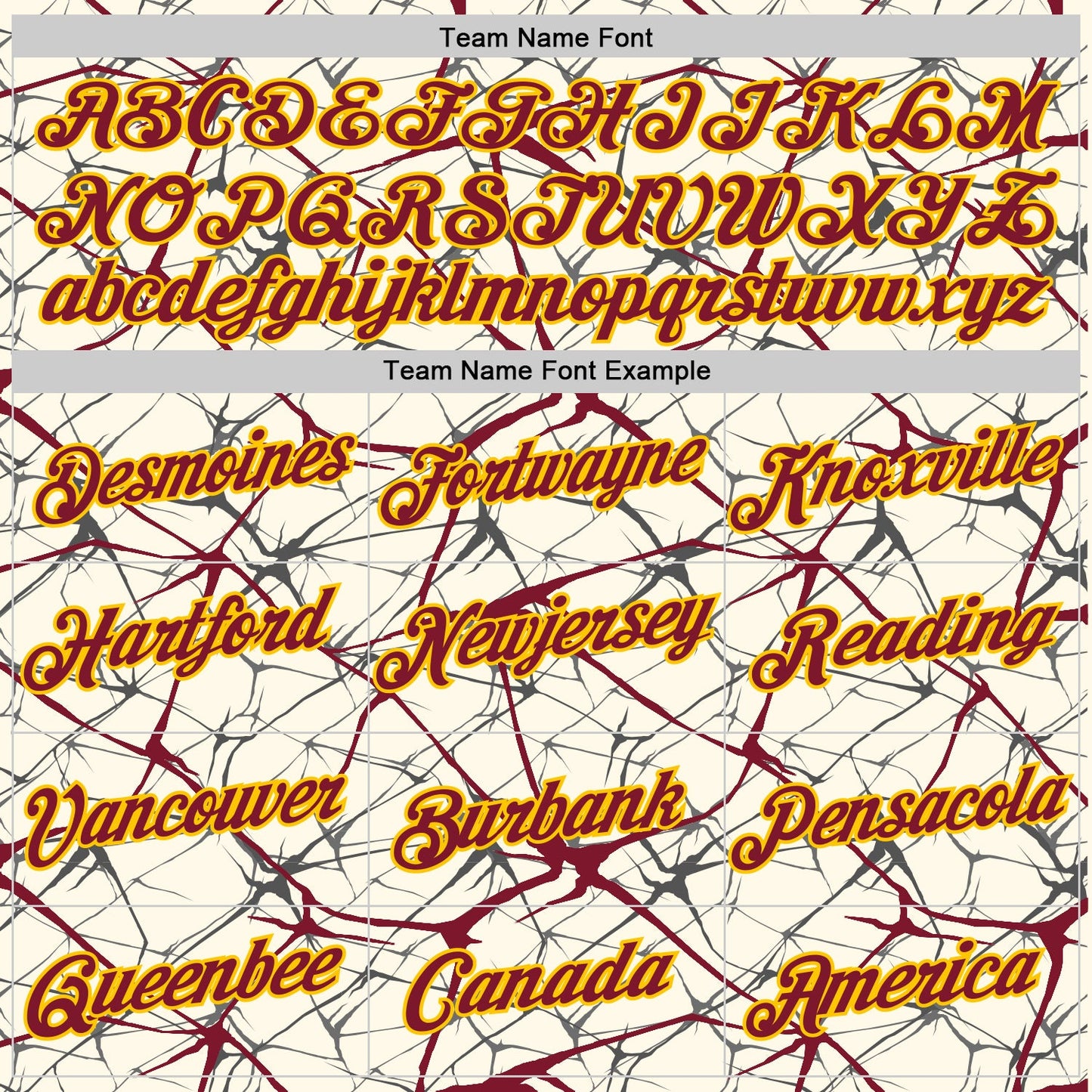 Custom Cream Crimson Gray-Yellow Abstract Network Crackle Performance T-Shirt view 3