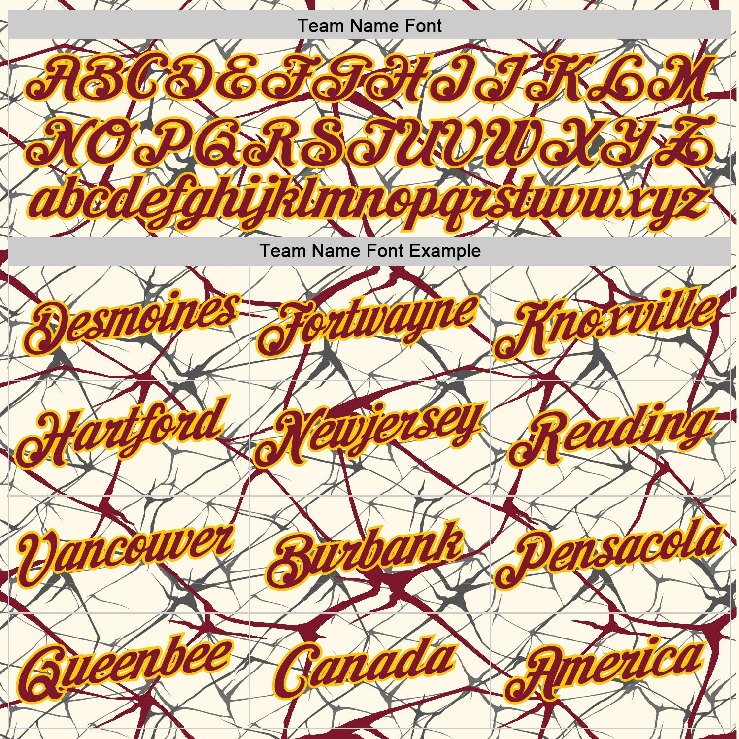 Custom Cream Crimson Gray-Yellow Abstract Network Crackle Performance T-Shirt view 3