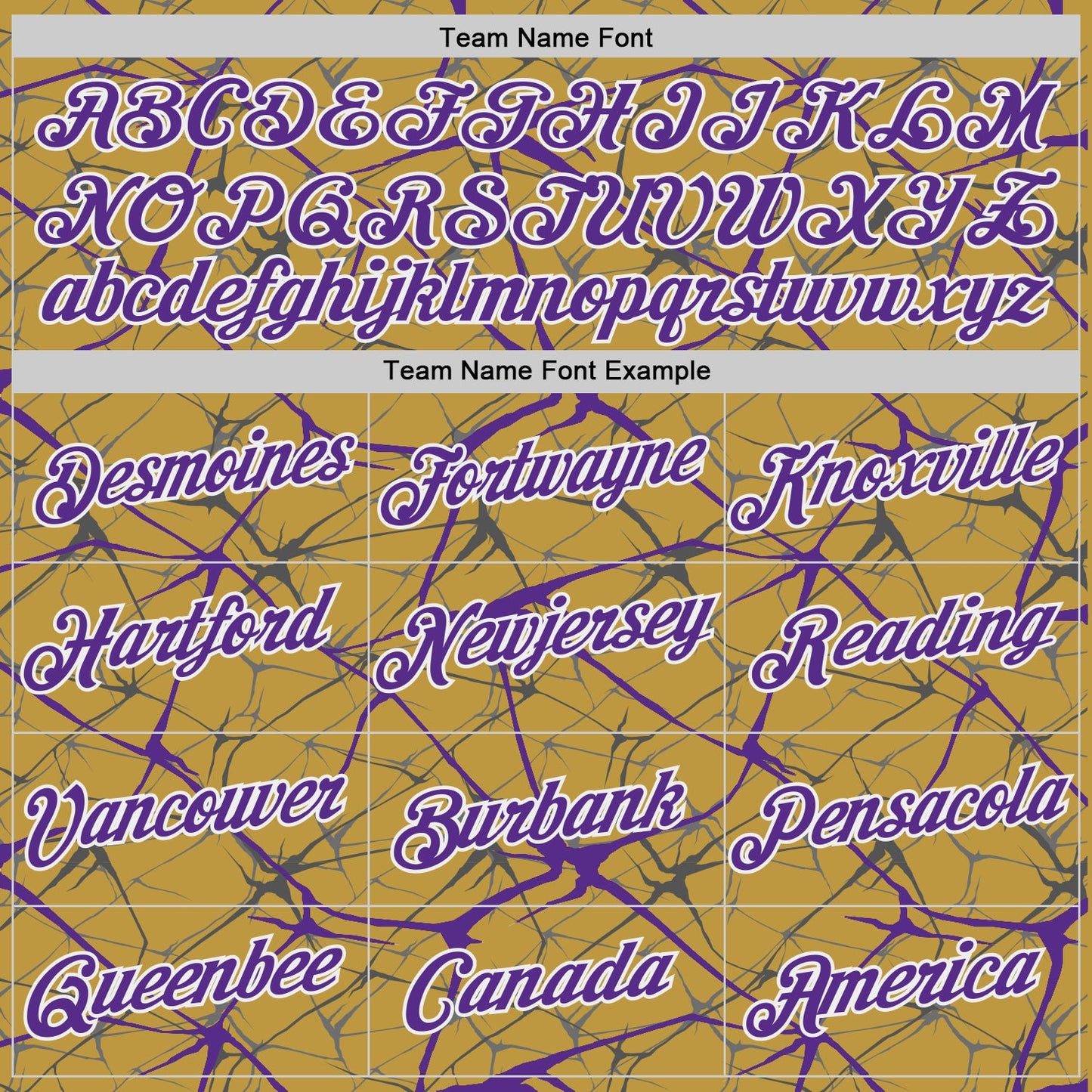 Custom Old Gold Purple Gray-White Abstract Network Crackle Performance T-Shirt view 3