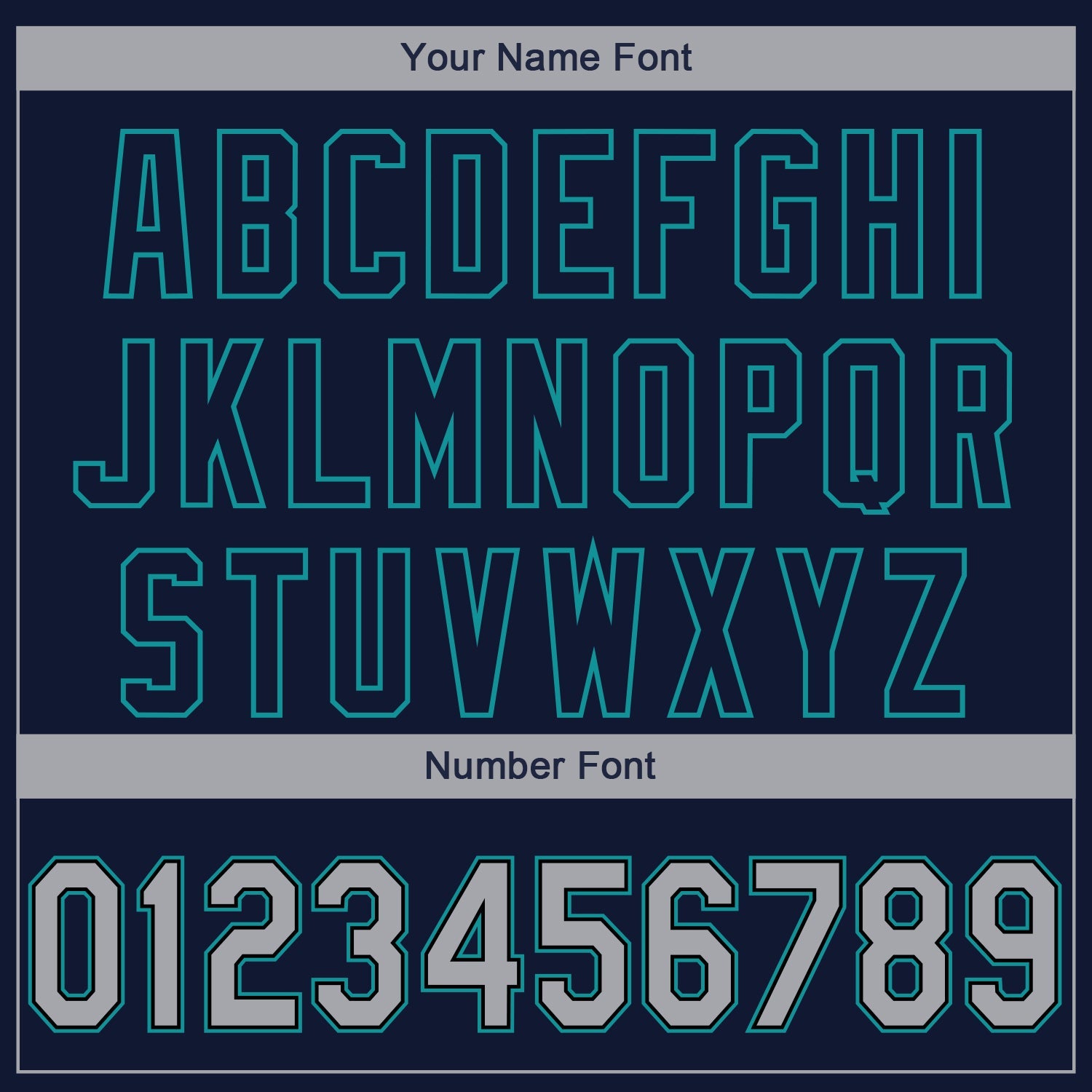 Custom Navy Gray-Teal 3D Seattle City Edition Fade Fashion Authentic Baseball Jersey view 5