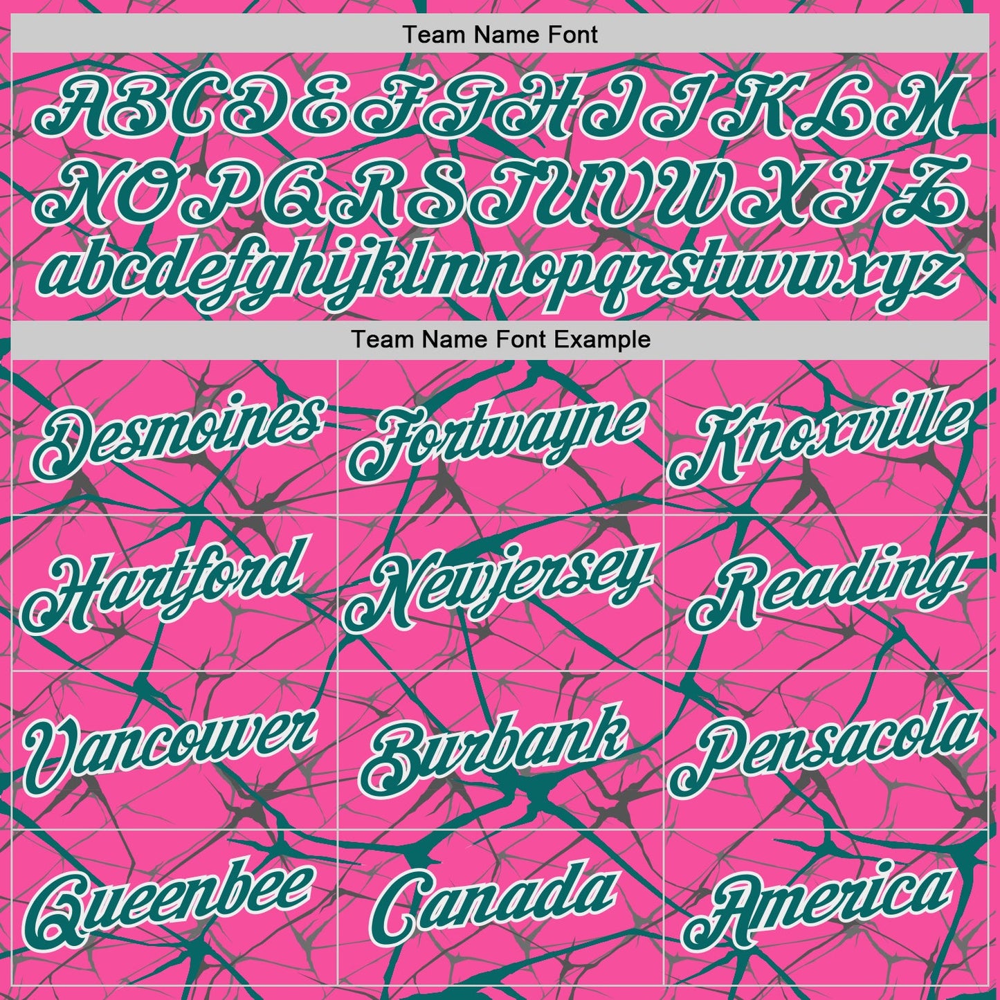 Custom Pink Teal Gray-White Abstract Network Crackle Performance T-Shirt view 3