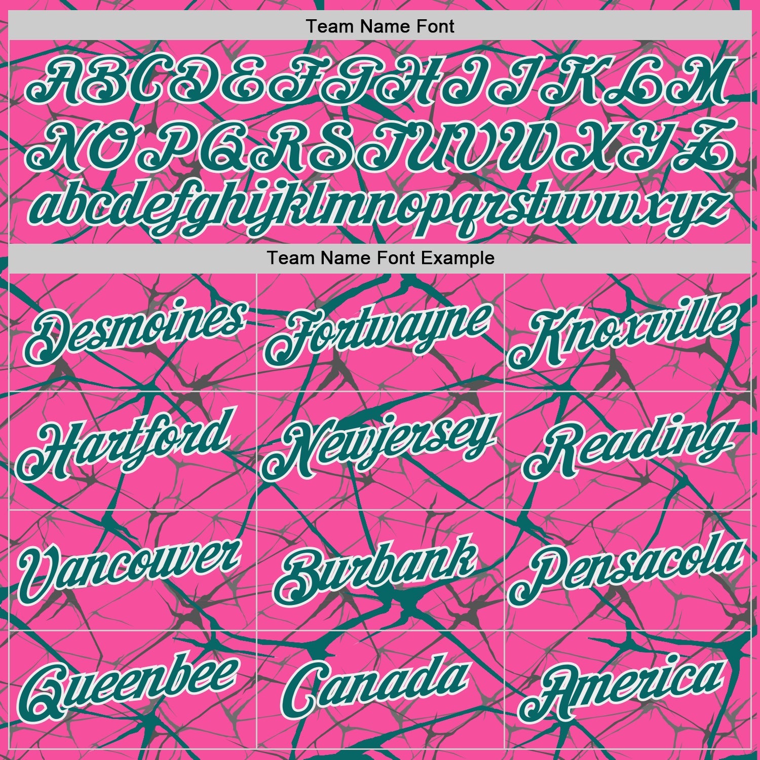 Custom Pink Teal Gray-White Abstract Network Crackle Performance T-Shirt view 3